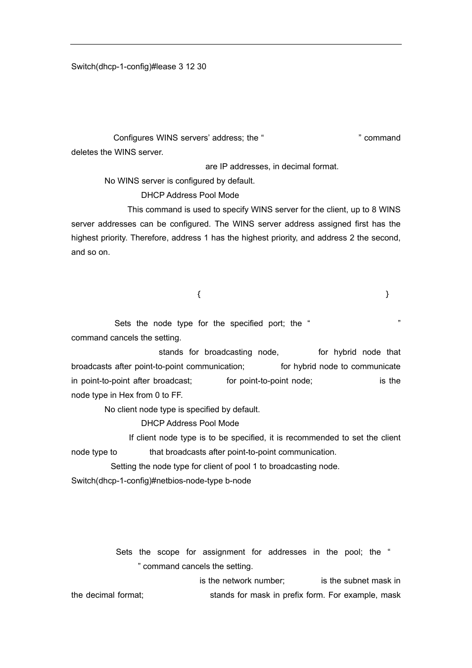 14 netbios-name-server, 15 netbios-node-type, 16 network-address | Accton Technology ES4626 User Manual | Page 328 / 853