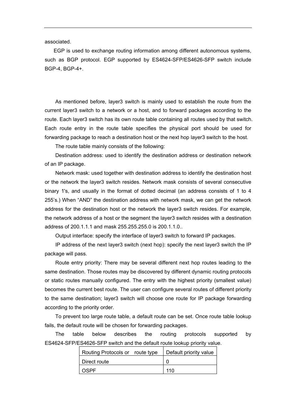 1 routing table | Accton Technology ES4626 User Manual | Page 360 / 853
