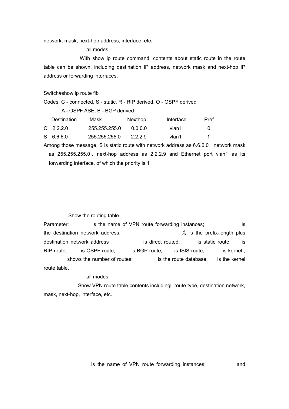 4 show ip route vrf, 5 ip route vrf | Accton Technology ES4626 User Manual | Page 387 / 853