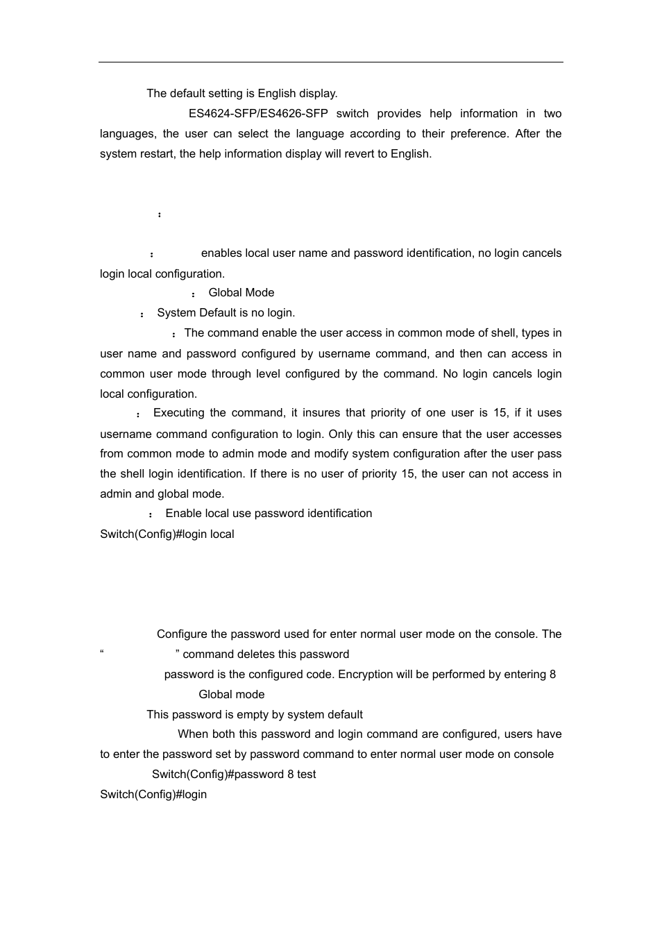 17 login local, 18 password, 19 ping | Accton Technology ES4626 User Manual | Page 40 / 853