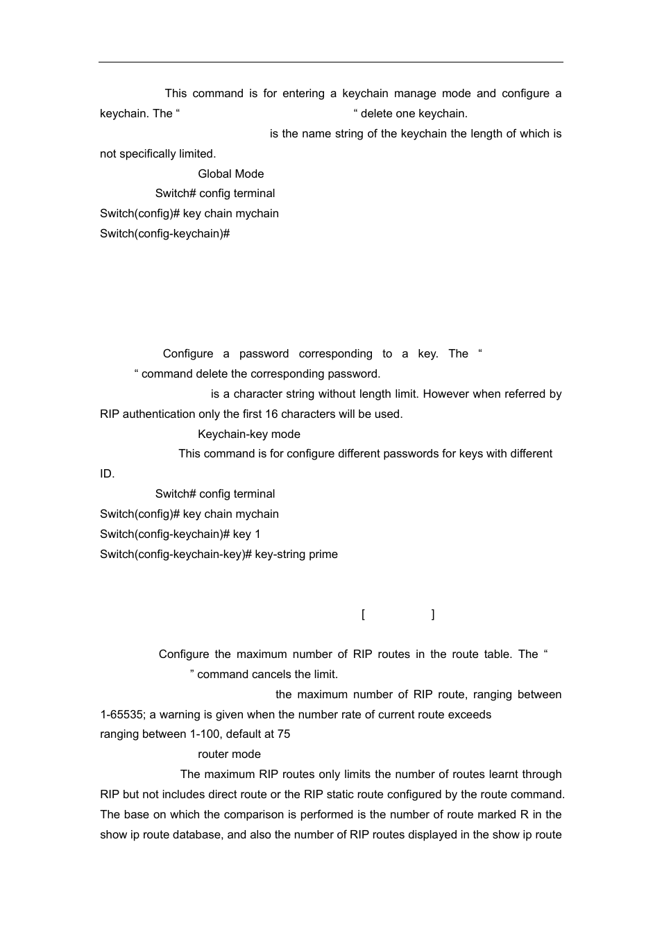 21 key-string, 22 maximum-prefix | Accton Technology ES4626 User Manual | Page 406 / 853