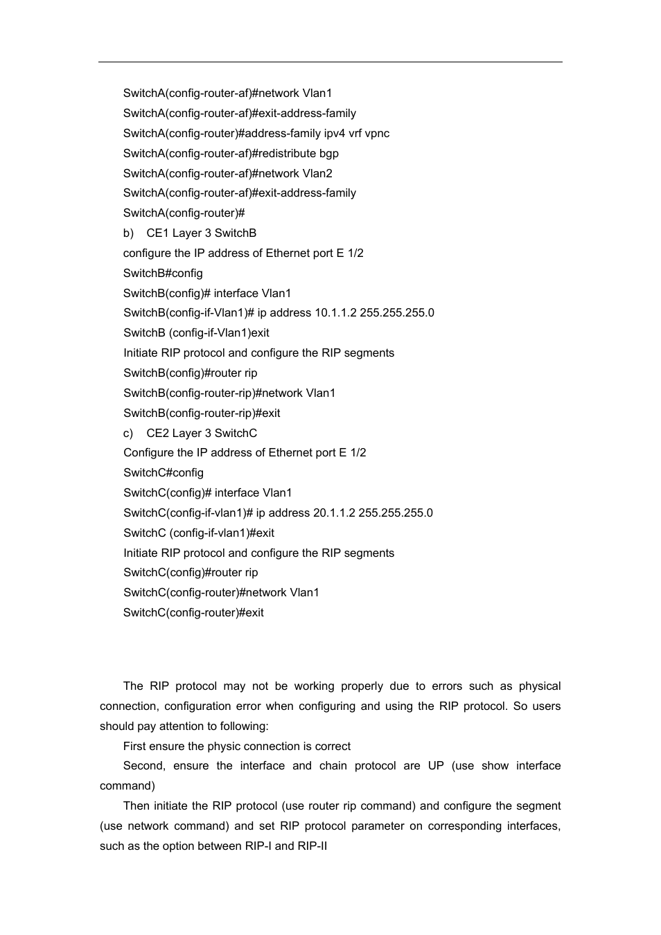 5 rip troubleshooting | Accton Technology ES4626 User Manual | Page 415 / 853