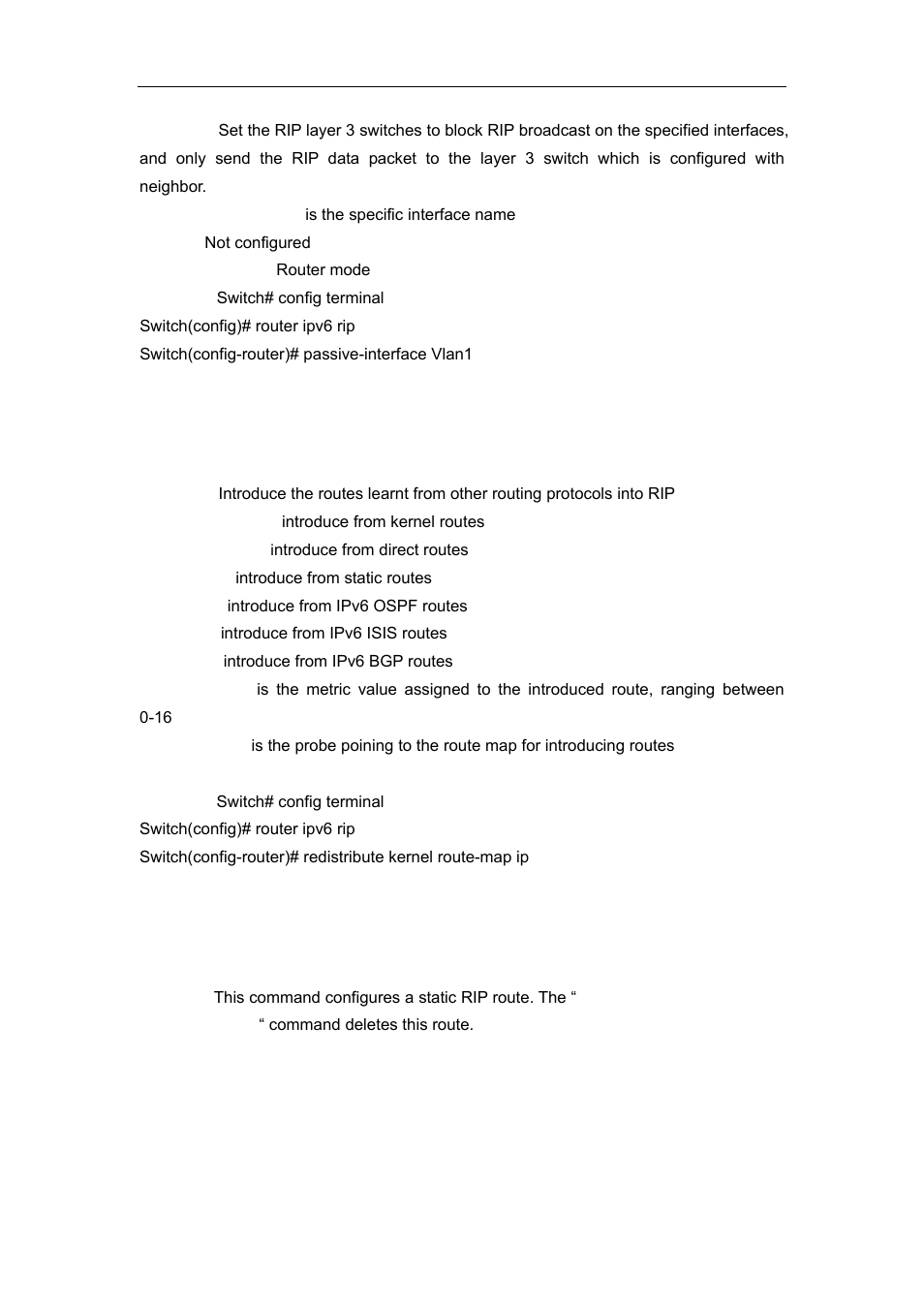11 redistribute, 12 route | Accton Technology ES4626 User Manual | Page 430 / 853