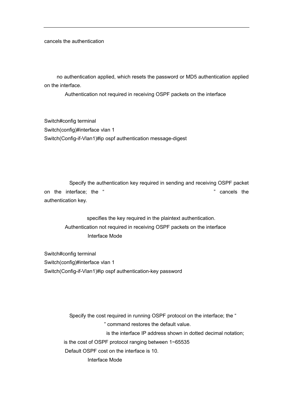 17 ip ospf authentication-key, 18 ip ospf cost | Accton Technology ES4626 User Manual | Page 453 / 853