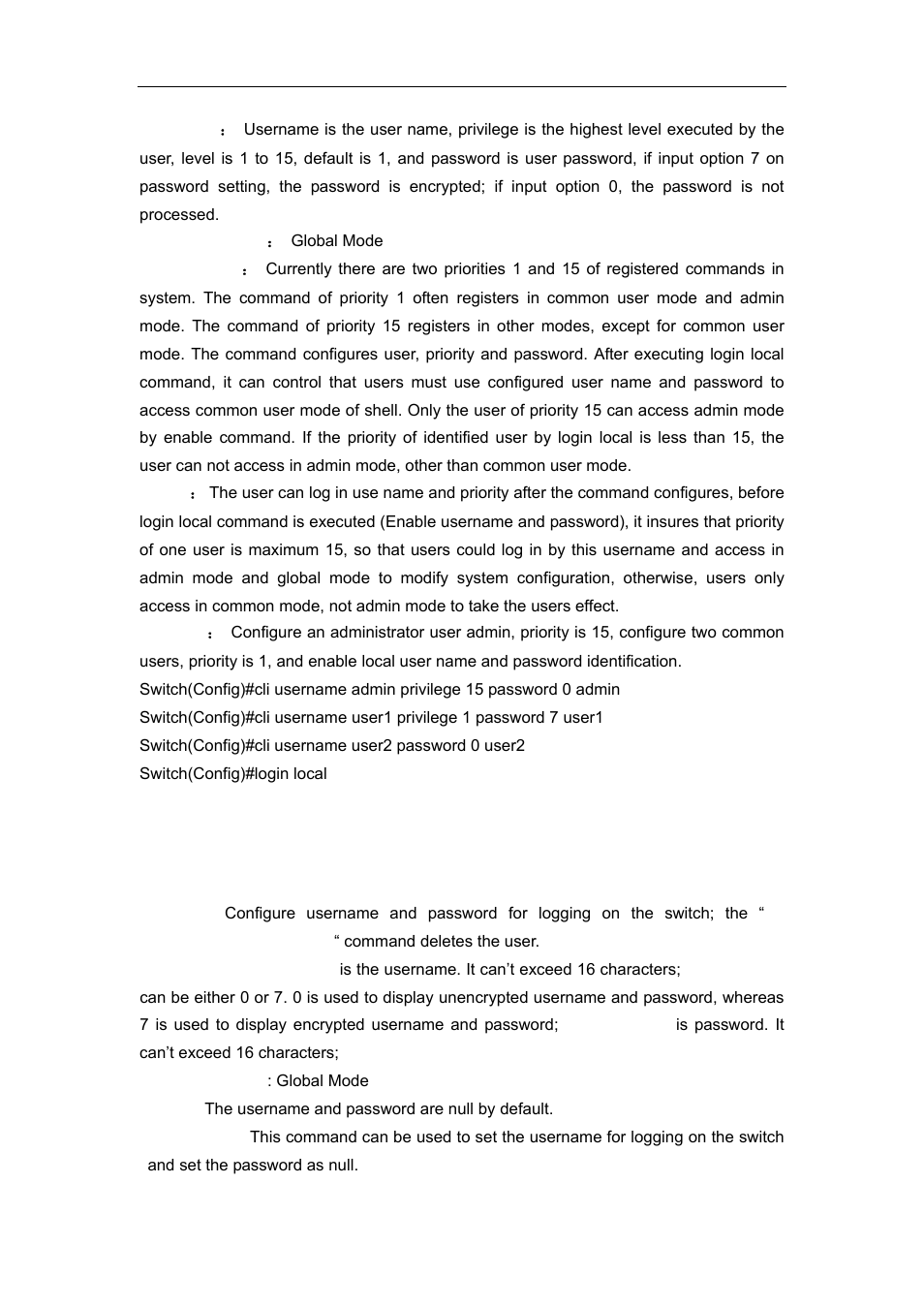 31 username password | Accton Technology ES4626 User Manual | Page 47 / 853