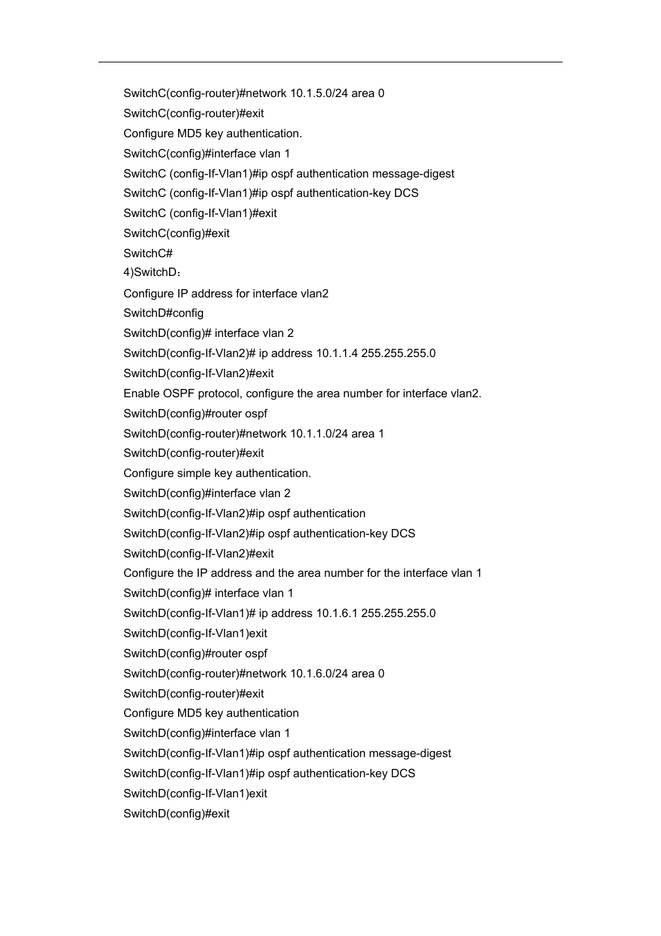 2 configuration examples of ospf vpn | Accton Technology ES4626 User Manual | Page 472 / 853