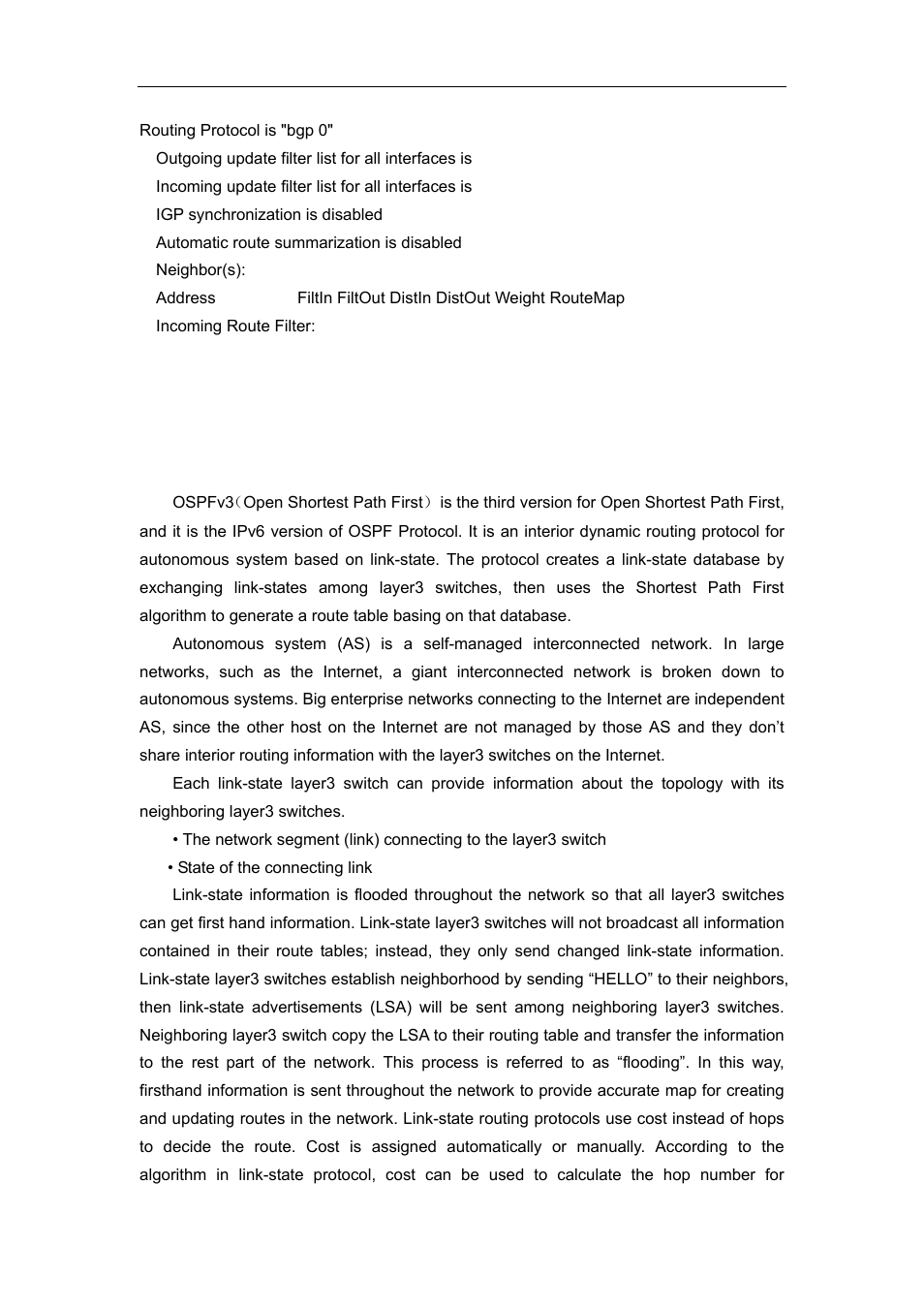 7 ospfv3, 1 introduction to ospfv3, Ospf | Accton Technology ES4626 User Manual | Page 483 / 853