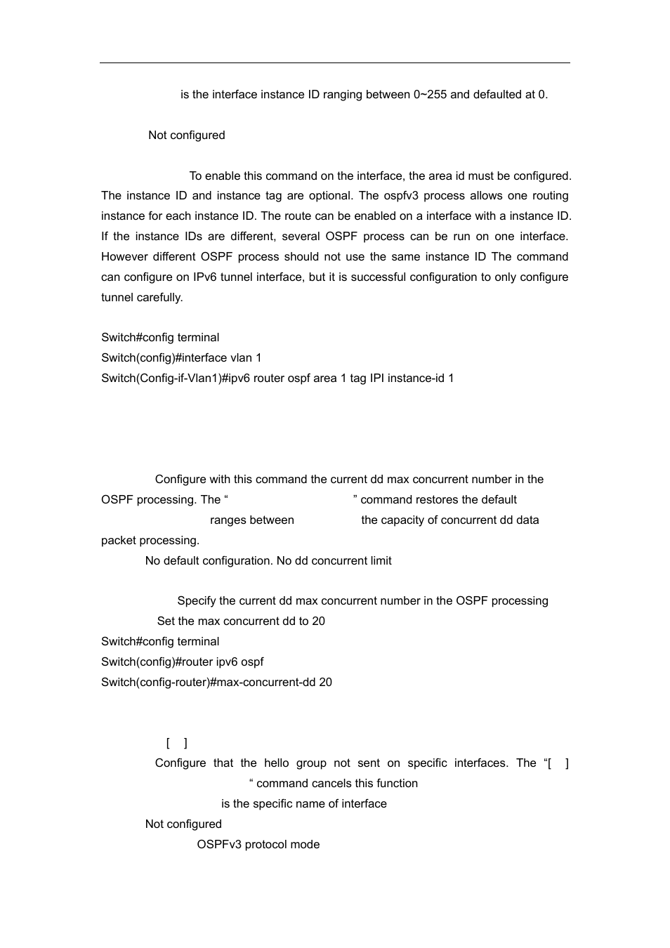 15 max-concurrent-dd, 16 passive-interface | Accton Technology ES4626 User Manual | Page 498 / 853