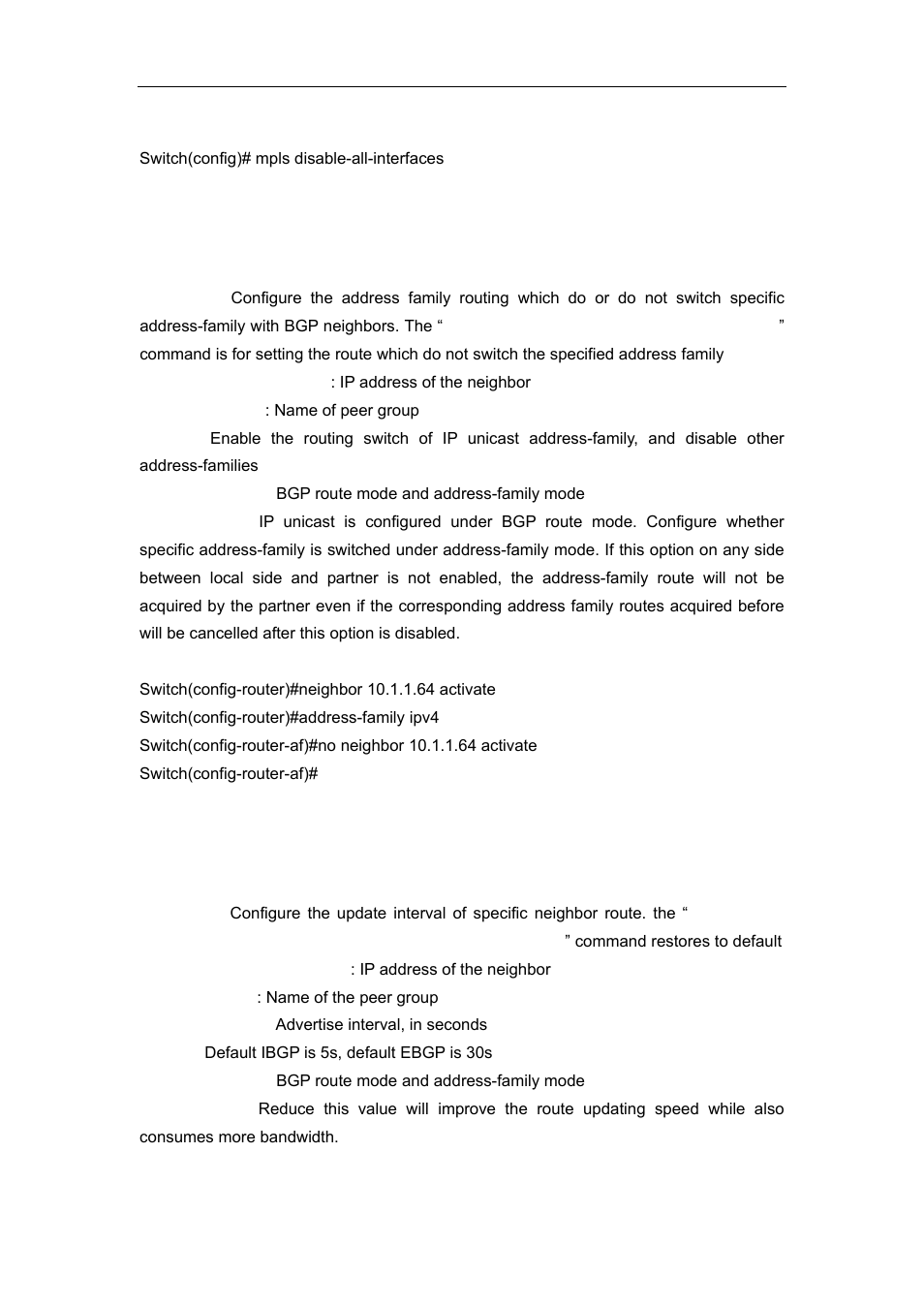 41 neighbor activate, 42 neighbor advertisement-interval | Accton Technology ES4626 User Manual | Page 543 / 853