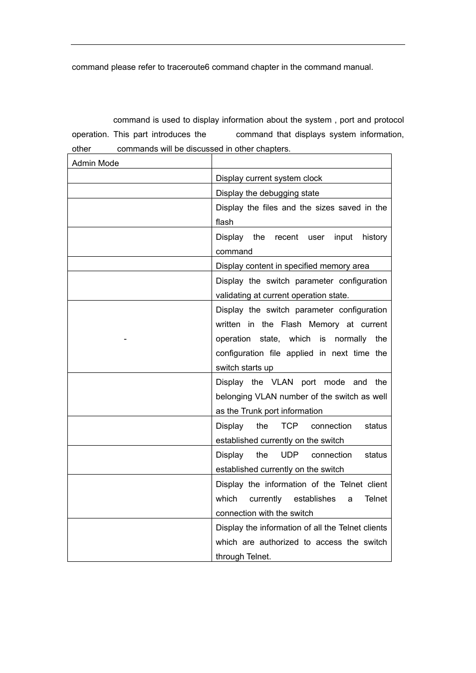 7 show | Accton Technology ES4626 User Manual | Page 56 / 853