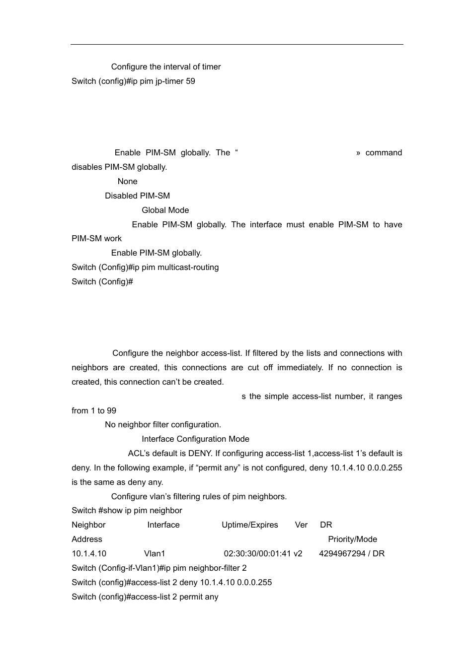 10 ip pim multicast-routing, 11 ip pim neighbor-filter | Accton Technology ES4626 User Manual | Page 630 / 853