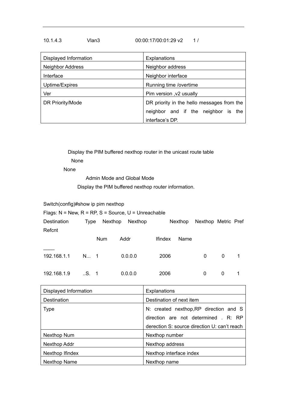 13 show ip pim nexthop | Accton Technology ES4626 User Manual | Page 644 / 853