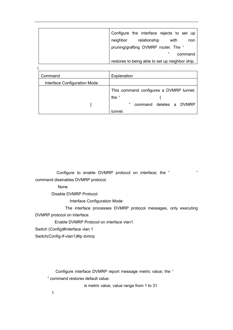 3 commands for dvmrp, 1 ip dvmrp, 2 ip dvmrp metric | Accton Technology ES4626 User Manual | Page 649 / 853