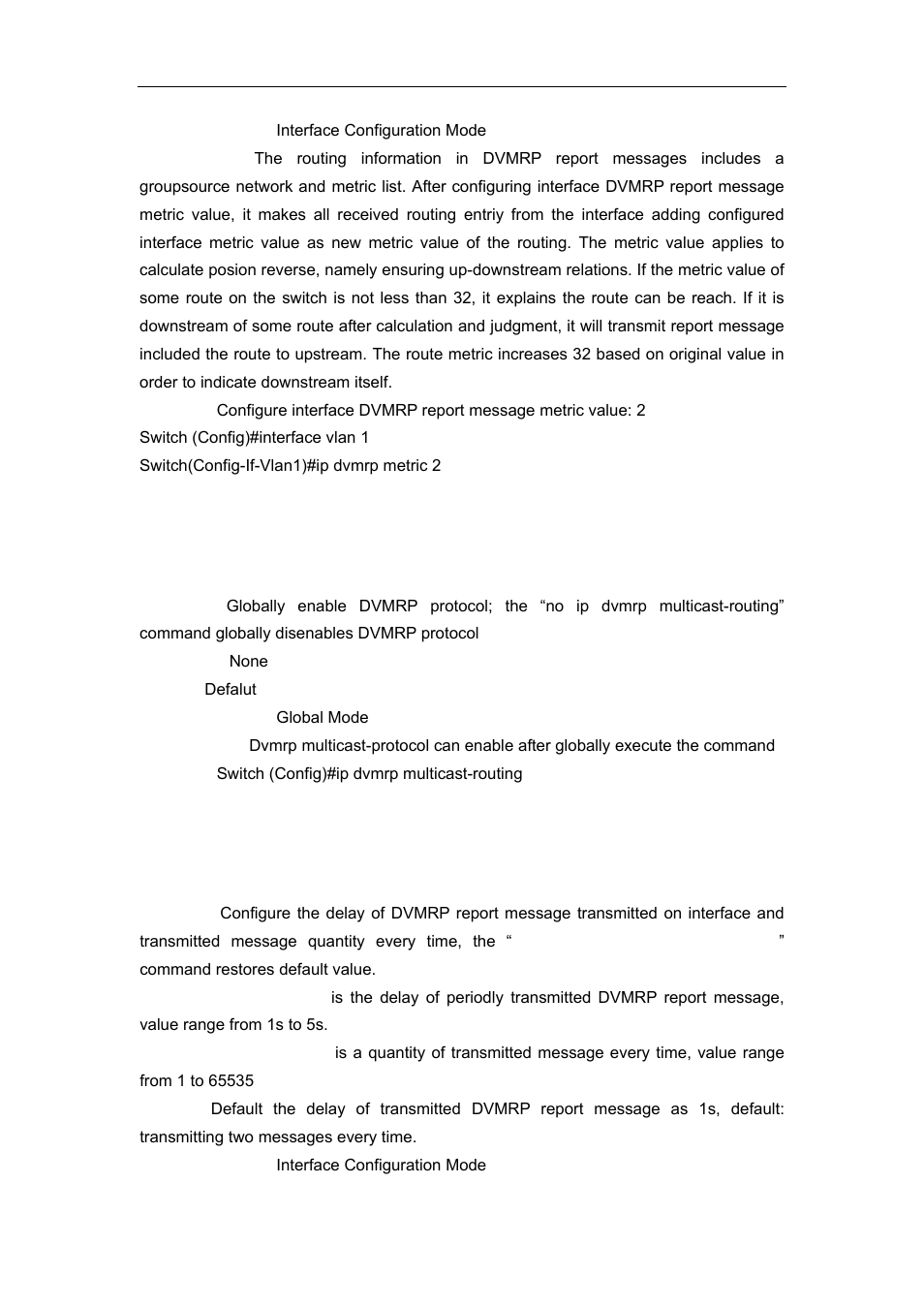 3 ip dvmrp multicast-routing, 4 ip dvmrp output-report-delay | Accton Technology ES4626 User Manual | Page 650 / 853