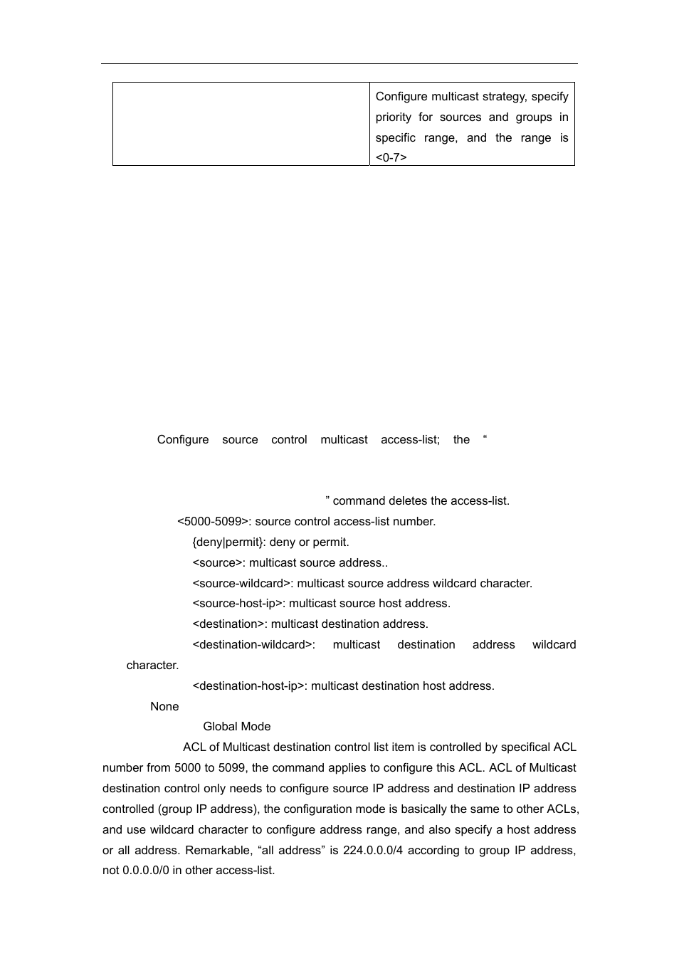 3 commands for ecscm, 1 access-list (multicast source control) | Accton Technology ES4626 User Manual | Page 661 / 853