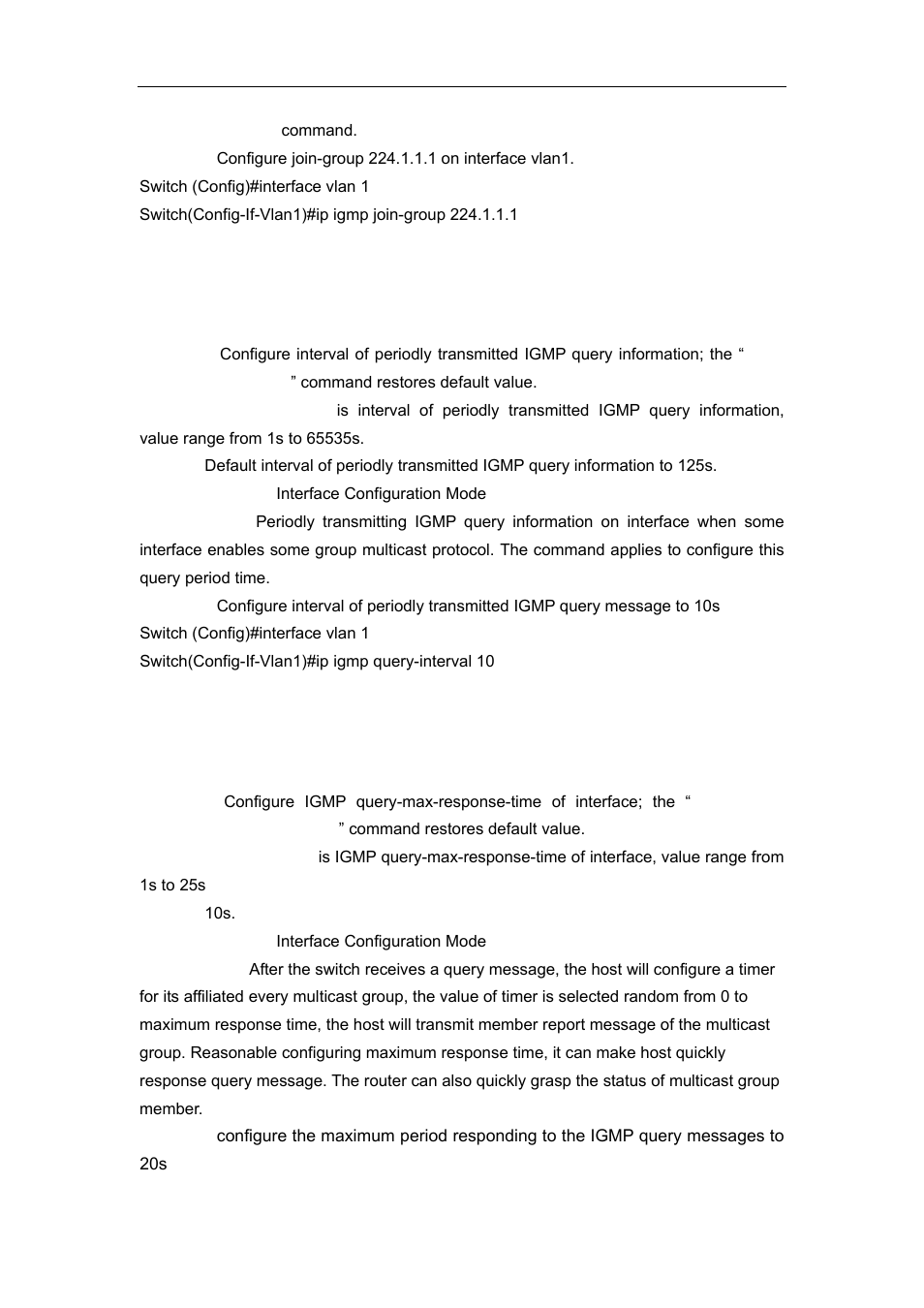 6 ip igmp query-interval, 7 ip igmp query-max-response-time | Accton Technology ES4626 User Manual | Page 676 / 853