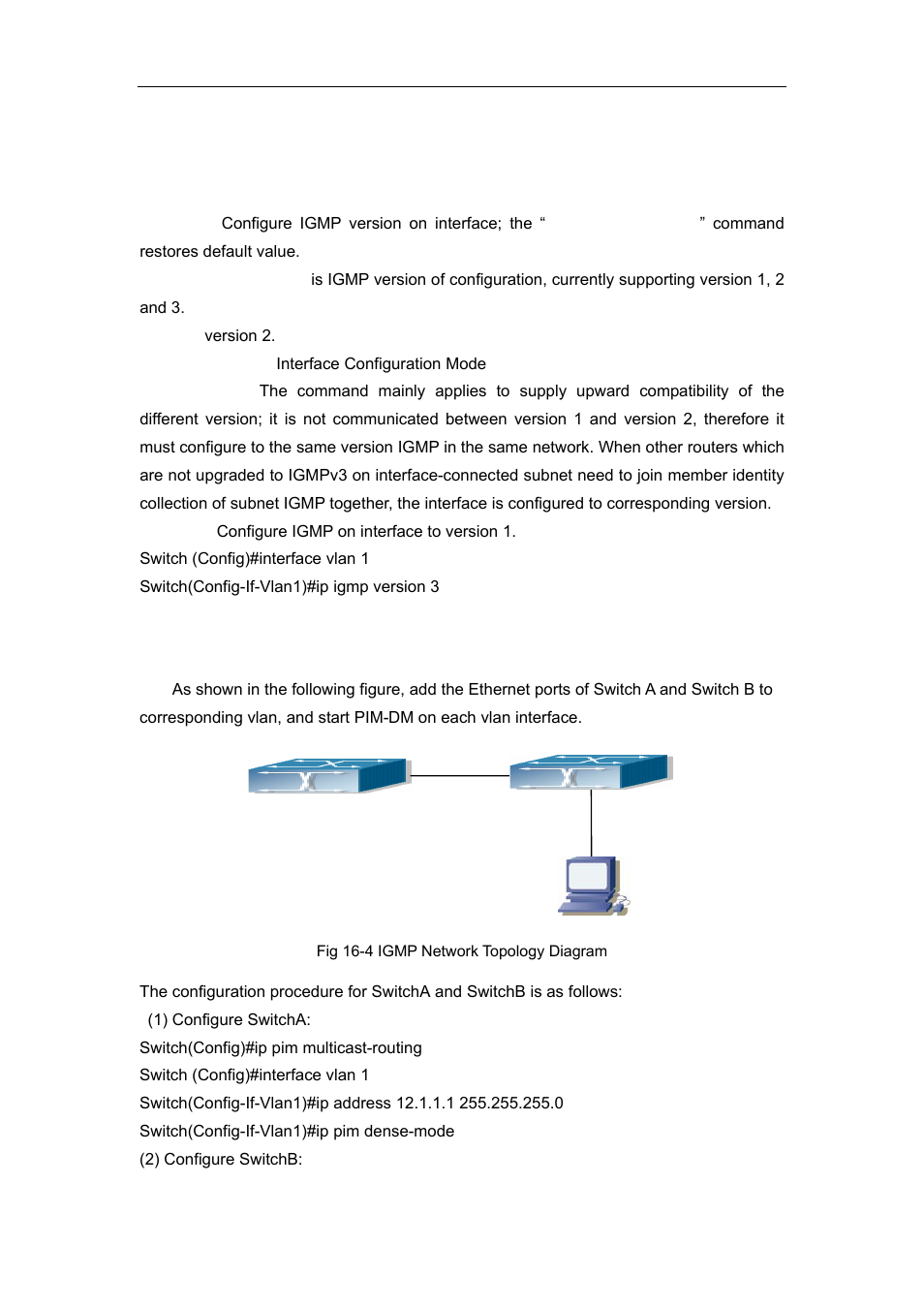 10 ip igmp version, 4 igmp configuration example | Accton Technology ES4626 User Manual | Page 678 / 853