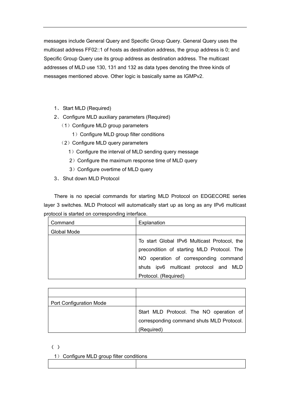 2 mld configuration task list | Accton Technology ES4626 User Manual | Page 717 / 853