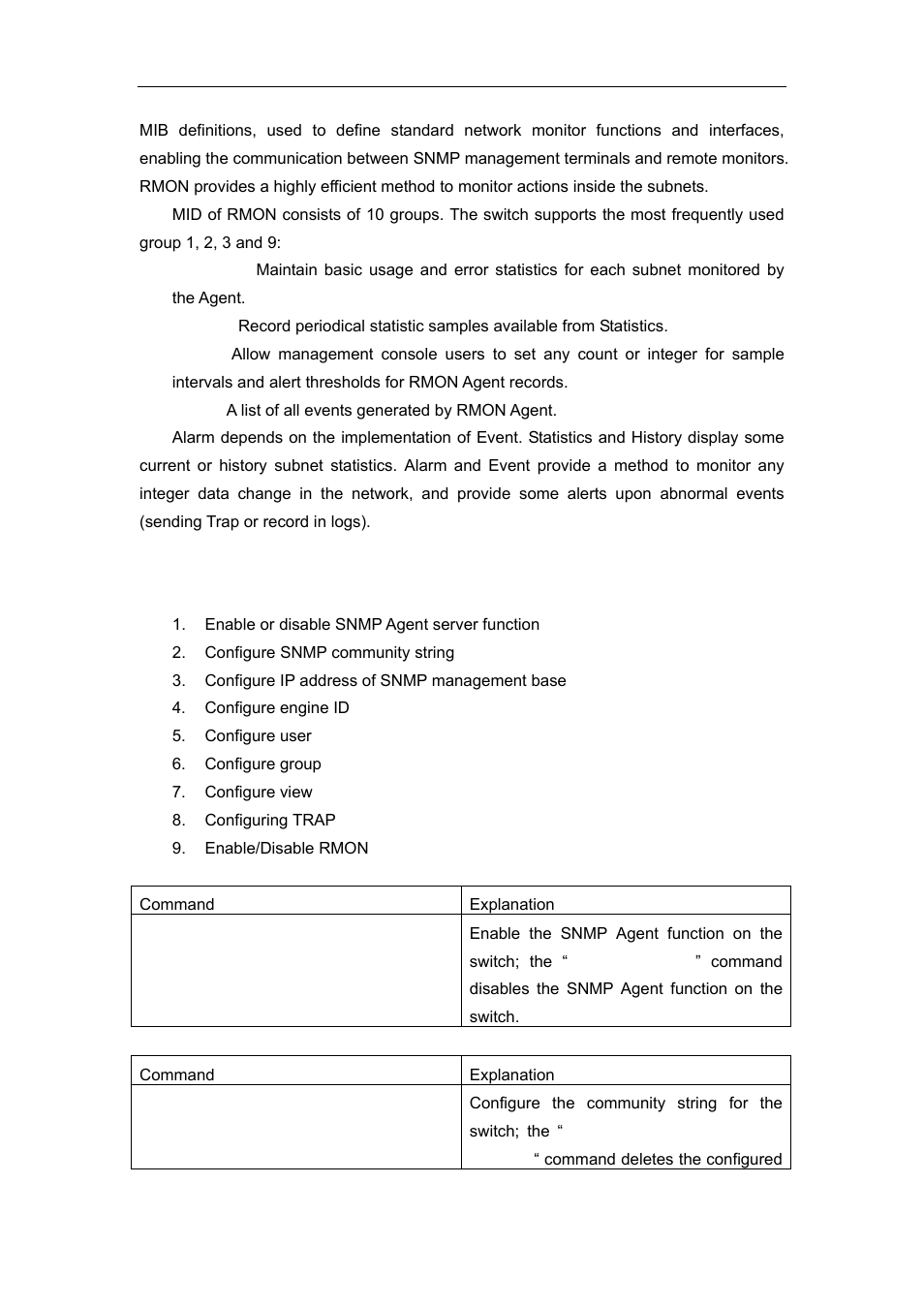 2 snmp configuration task list | Accton Technology ES4626 User Manual | Page 72 / 853