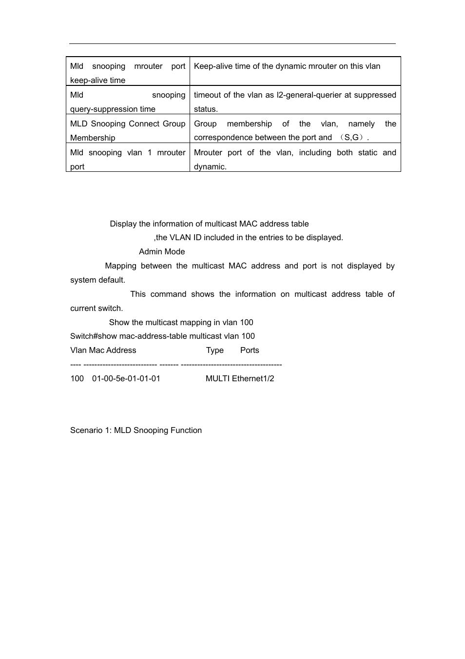 14 show mac-address-table multicast, 4 mld snooping examples | Accton Technology ES4626 User Manual | Page 736 / 853