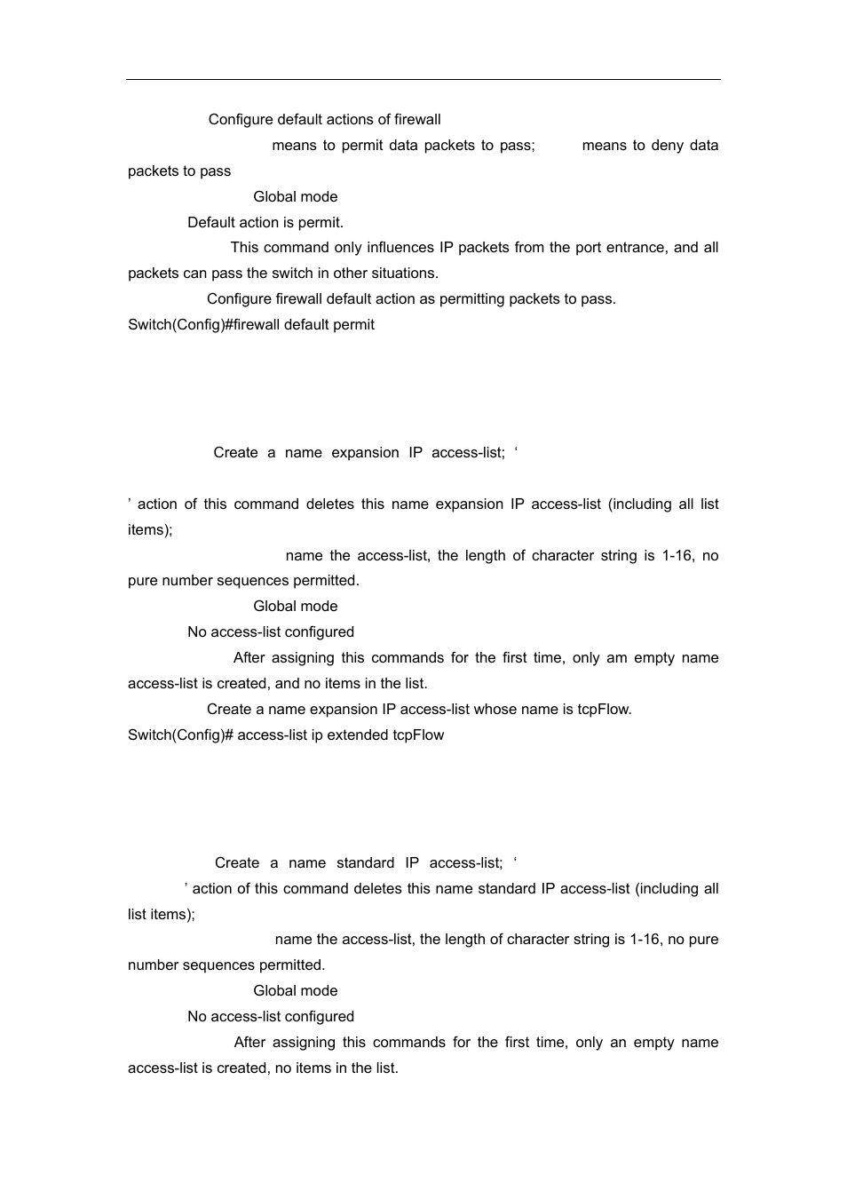 11 access-list ip extended, 12 access-list ip standard | Accton Technology ES4626 User Manual | Page 762 / 853