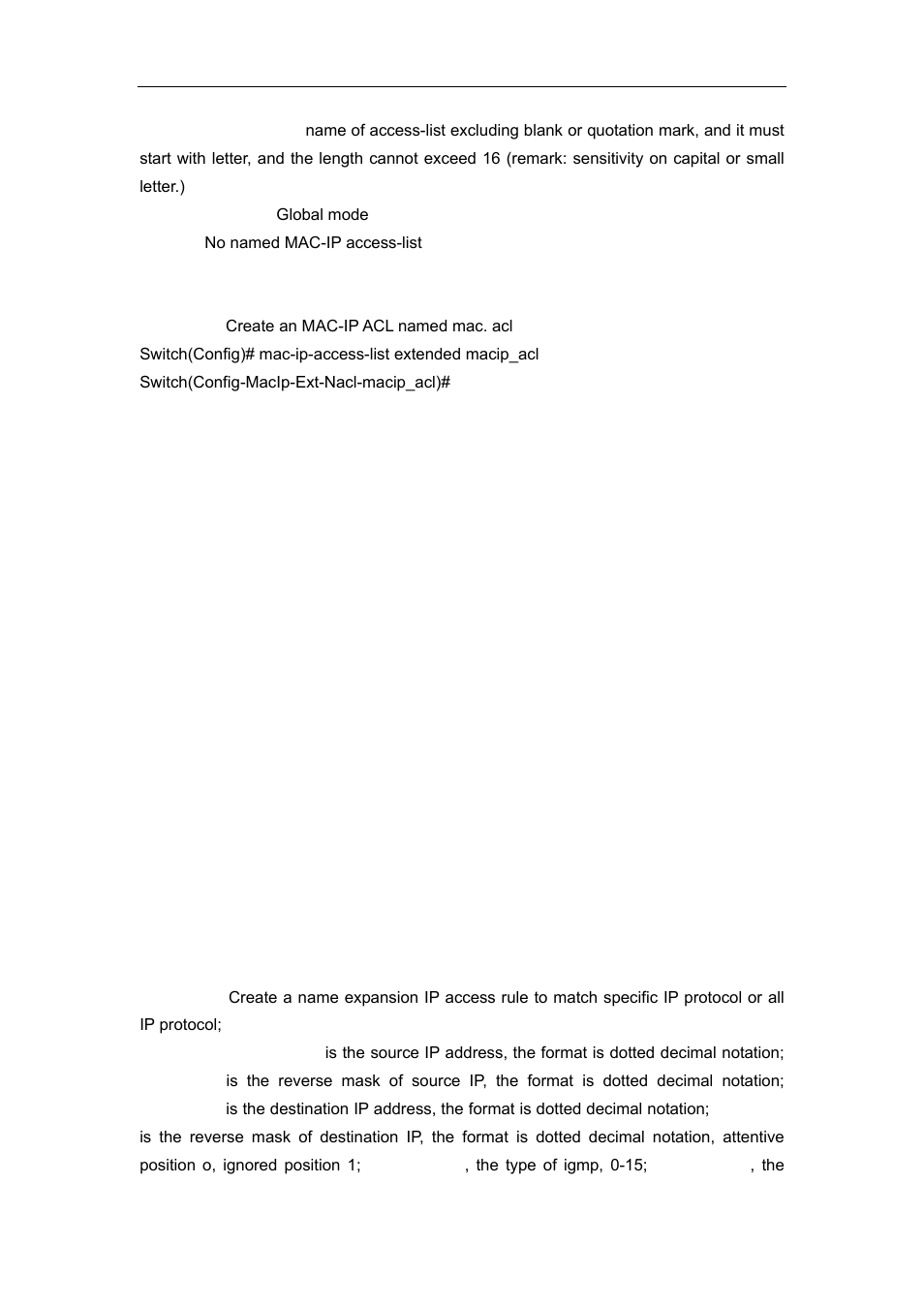 19 permit | deny( ip extended) | Accton Technology ES4626 User Manual | Page 766 / 853