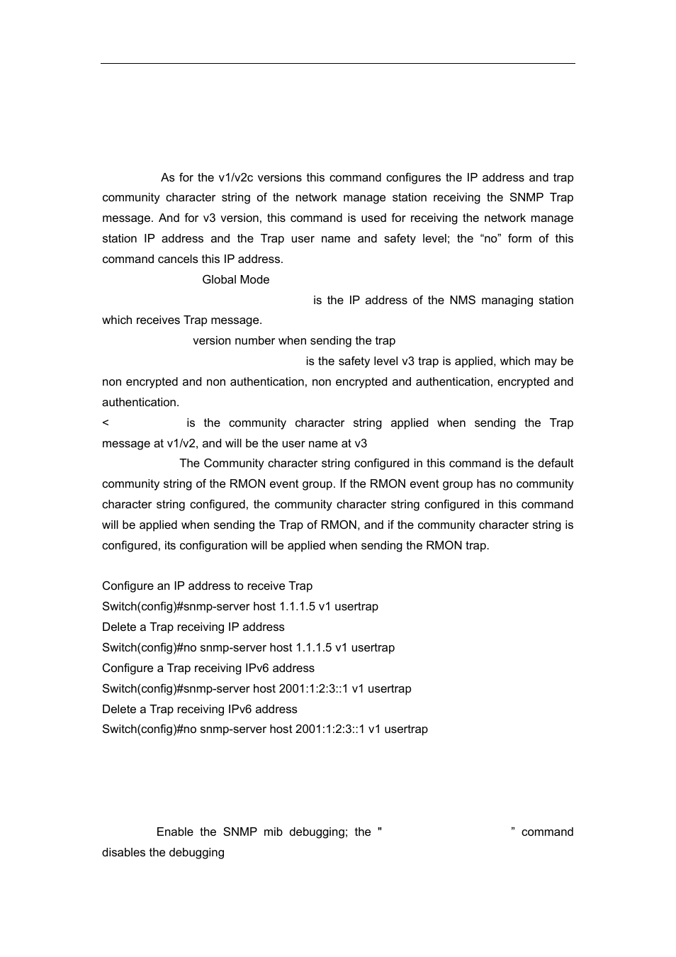 8 debug snmp mib | Accton Technology ES4626 User Manual | Page 78 / 853