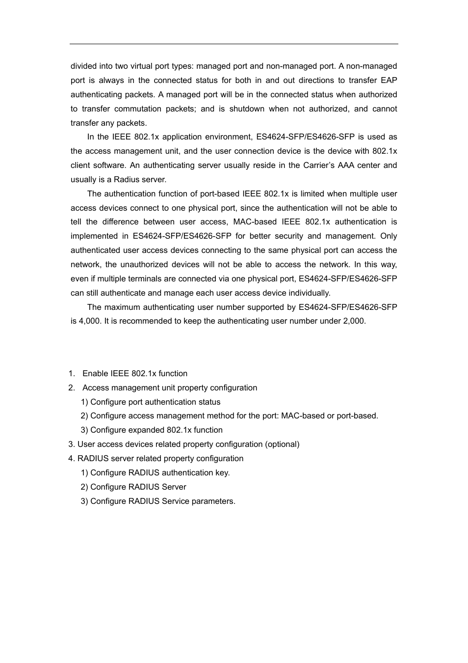 2 802.1x configuration task list, Onfiguration | Accton Technology ES4626 User Manual | Page 783 / 853