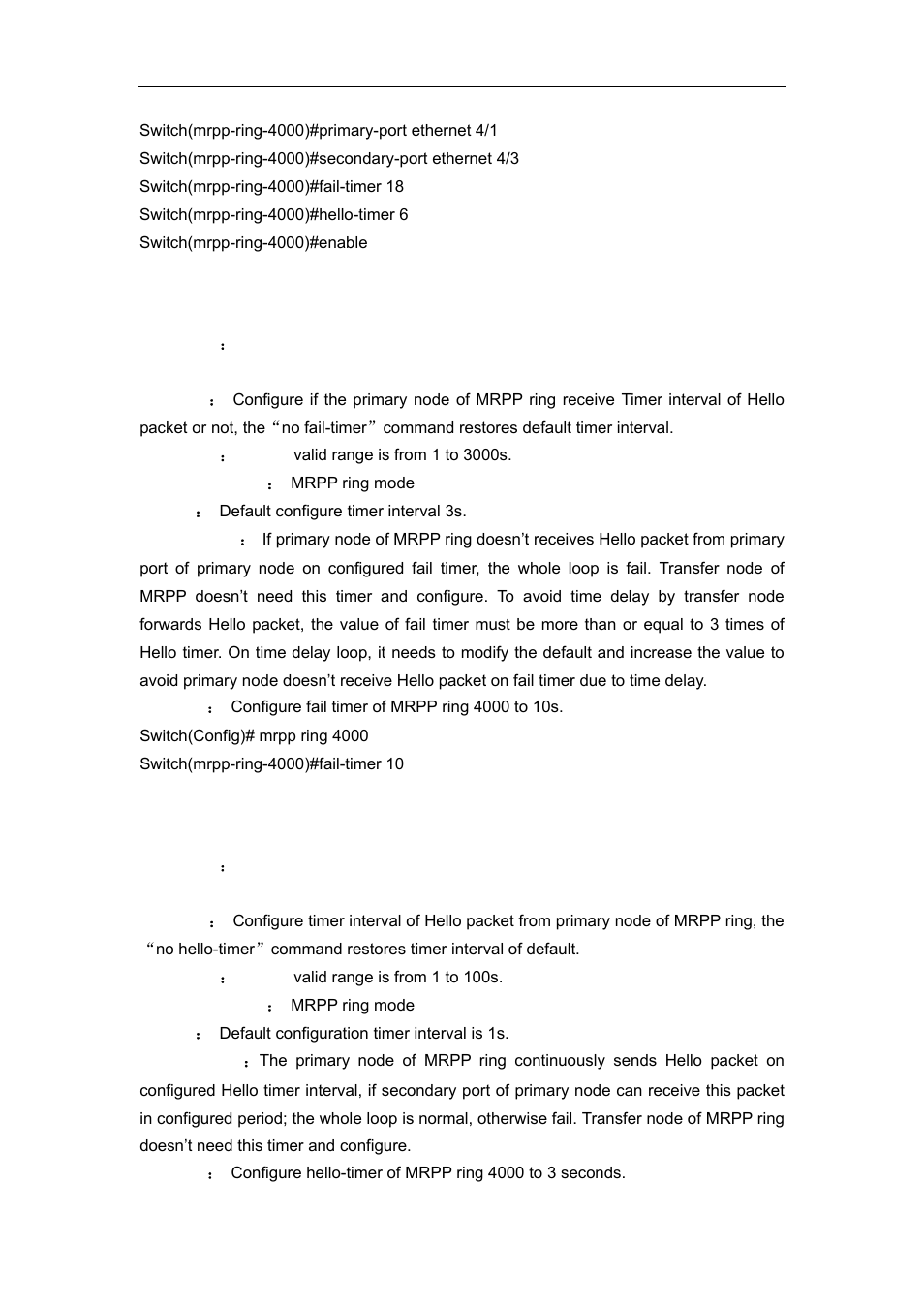 5 fail-timer, 6 hello-timer | Accton Technology ES4626 User Manual | Page 829 / 853