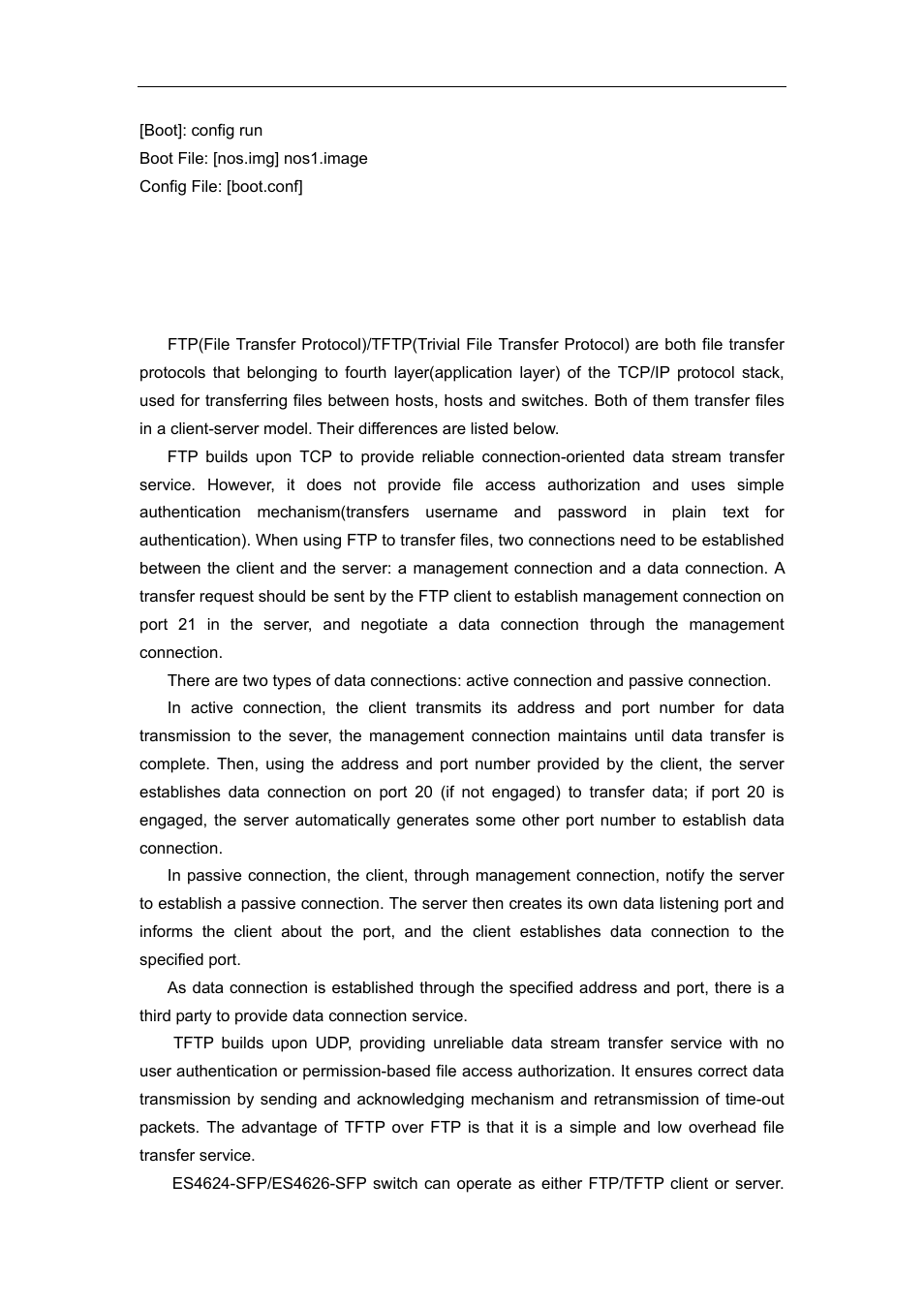 3 ftp/tftp upgrade, 1 introduction to ftp/tftp | Accton Technology ES4626 User Manual | Page 89 / 853