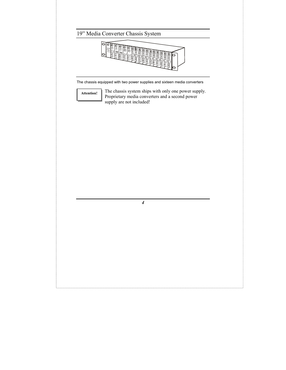 19” media converter chassis system | Amer Networks MR16 User Manual | Page 8 / 22