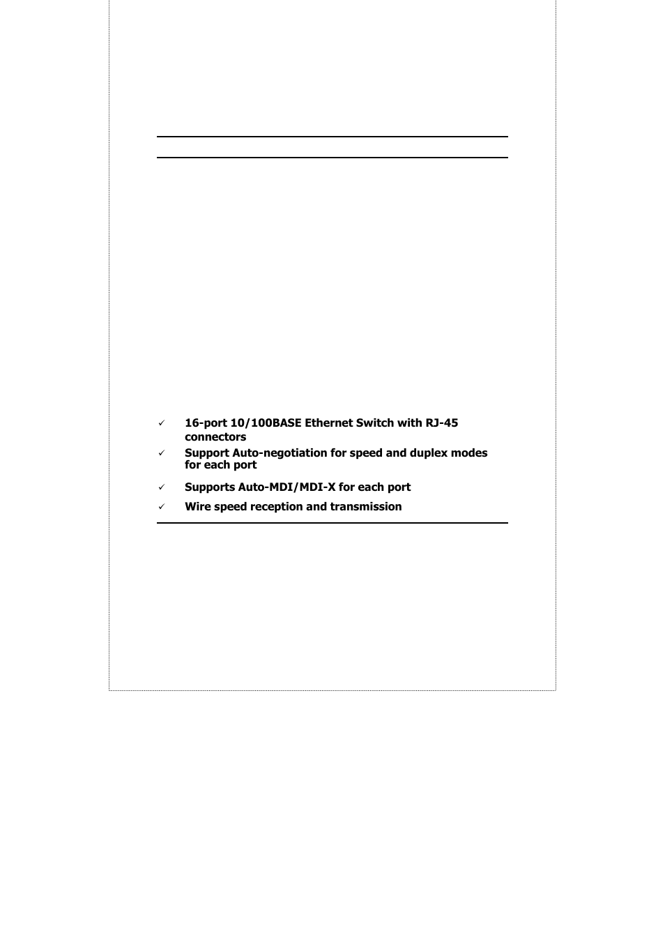 Features | Amer Networks SD16 User Manual | Page 7 / 14