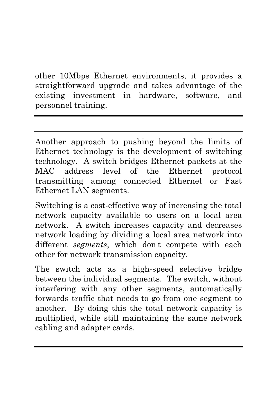 Switching technology, Witching, Echnology | Amer Networks SD8N User Manual | Page 11 / 30