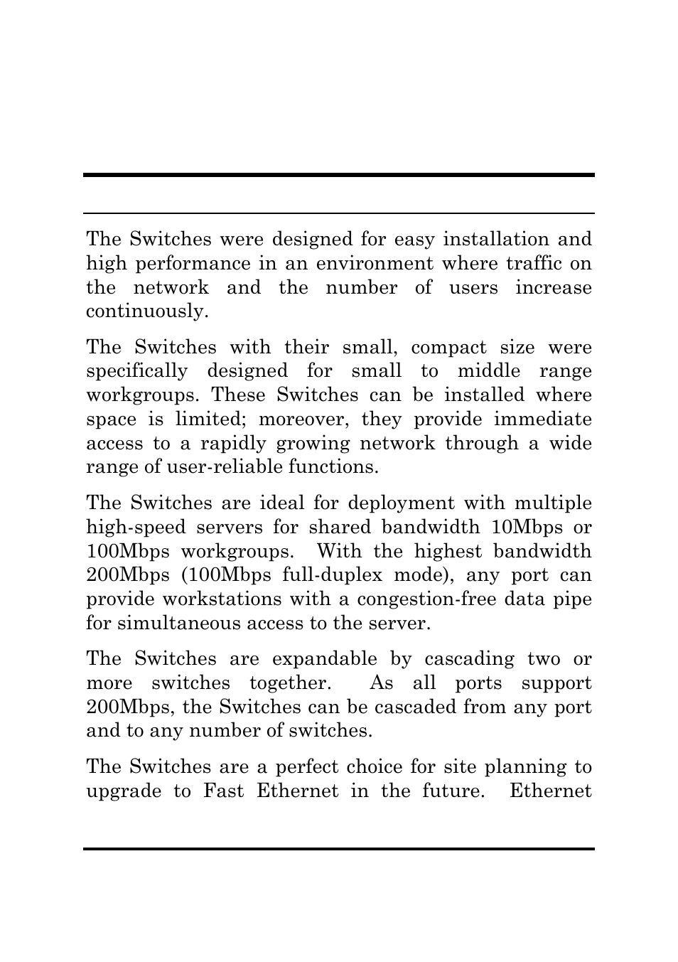 Features, Eatures | Amer Networks SD8N User Manual | Page 13 / 30