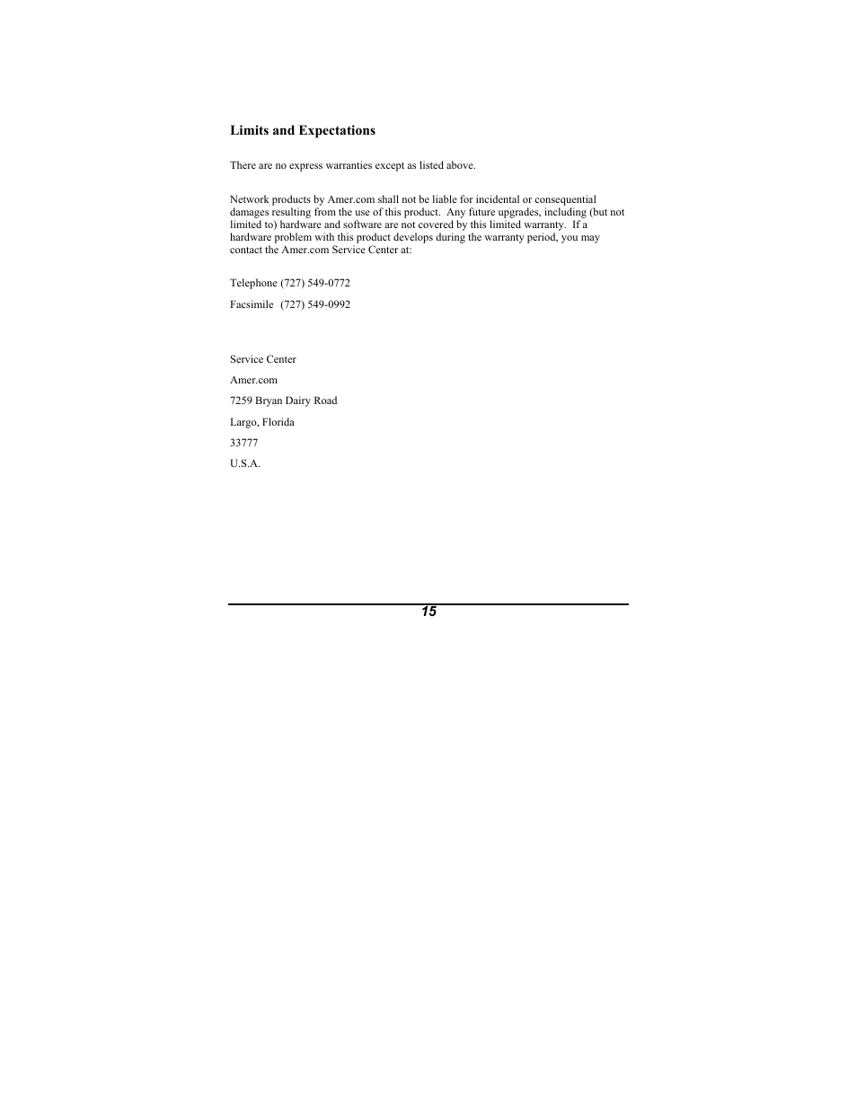 Amer Networks SR24G2 User Manual | Page 21 / 21