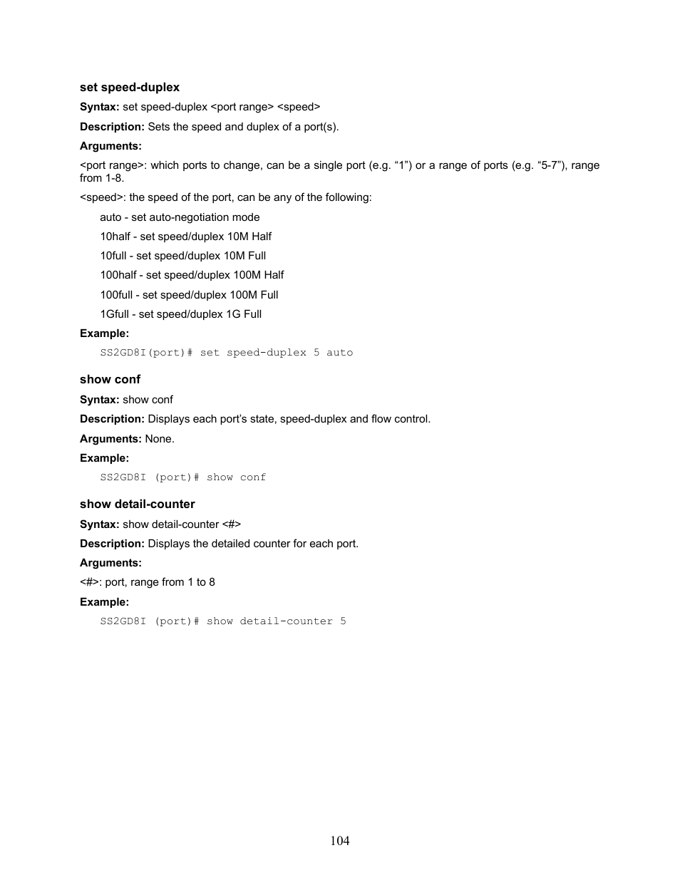 Amer Networks SS2GD8I User Manual | Page 110 / 134