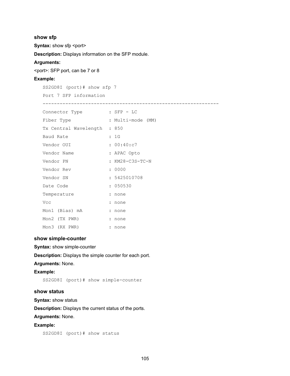 Amer Networks SS2GD8I User Manual | Page 111 / 134