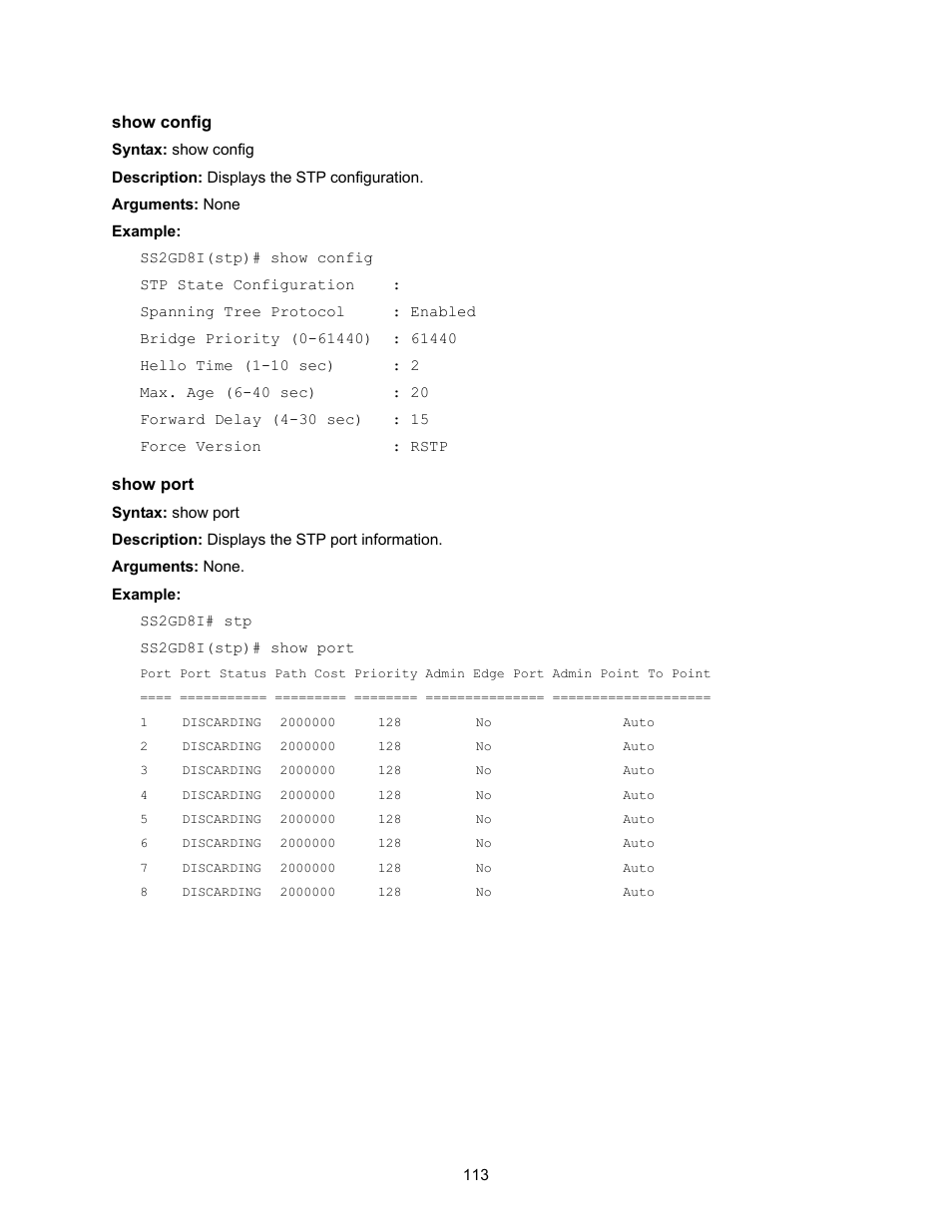 Amer Networks SS2GD8I User Manual | Page 119 / 134