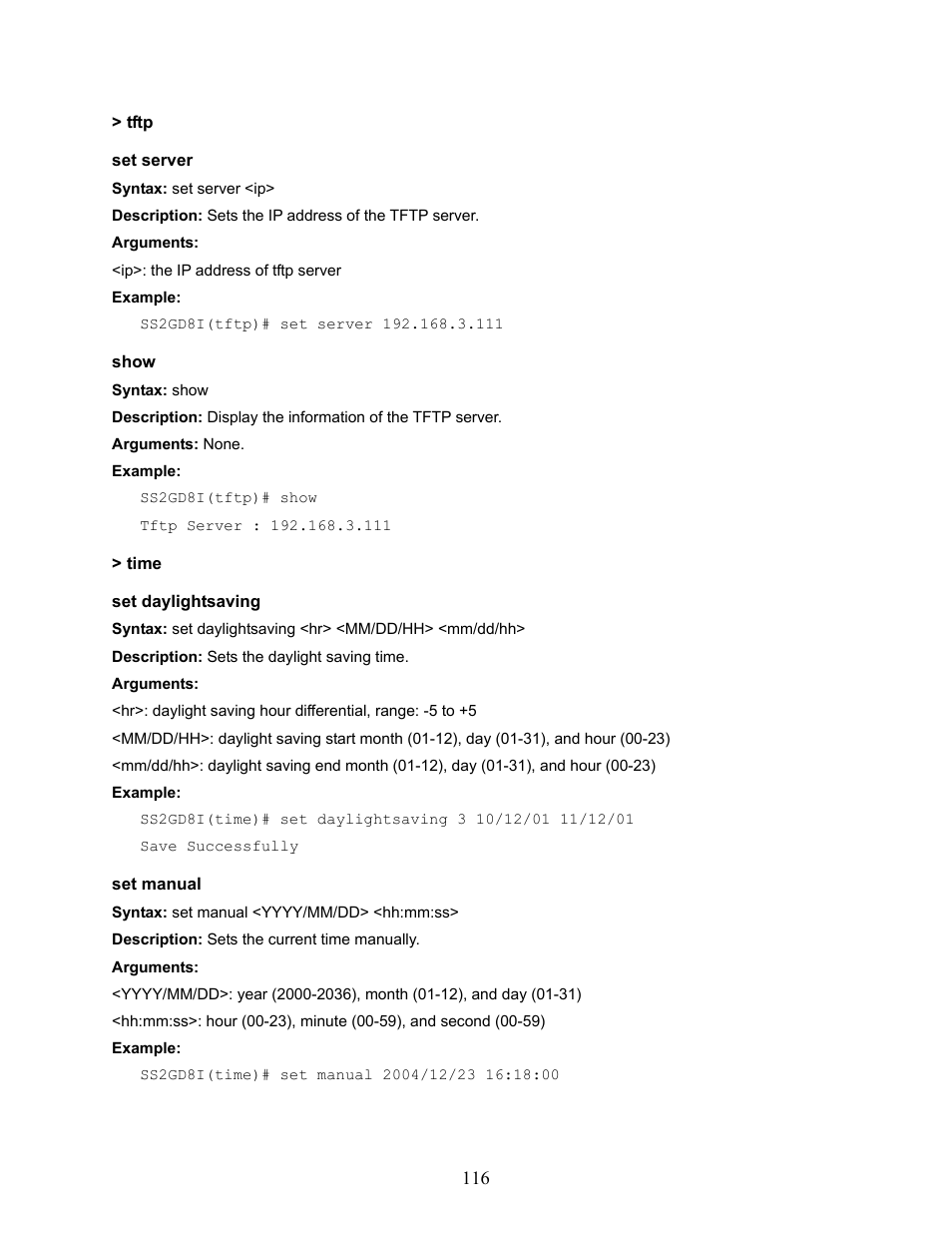 Amer Networks SS2GD8I User Manual | Page 122 / 134