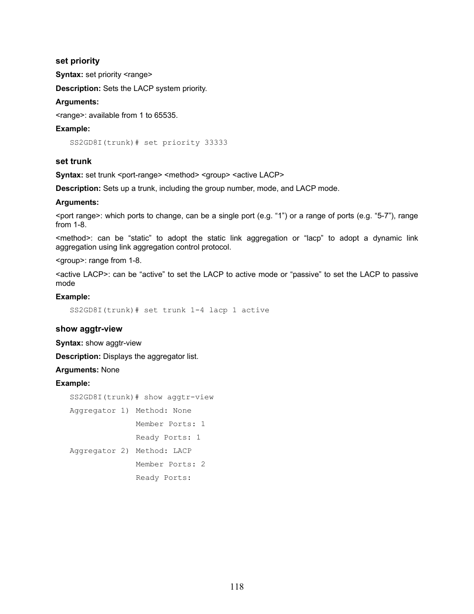 Amer Networks SS2GD8I User Manual | Page 124 / 134