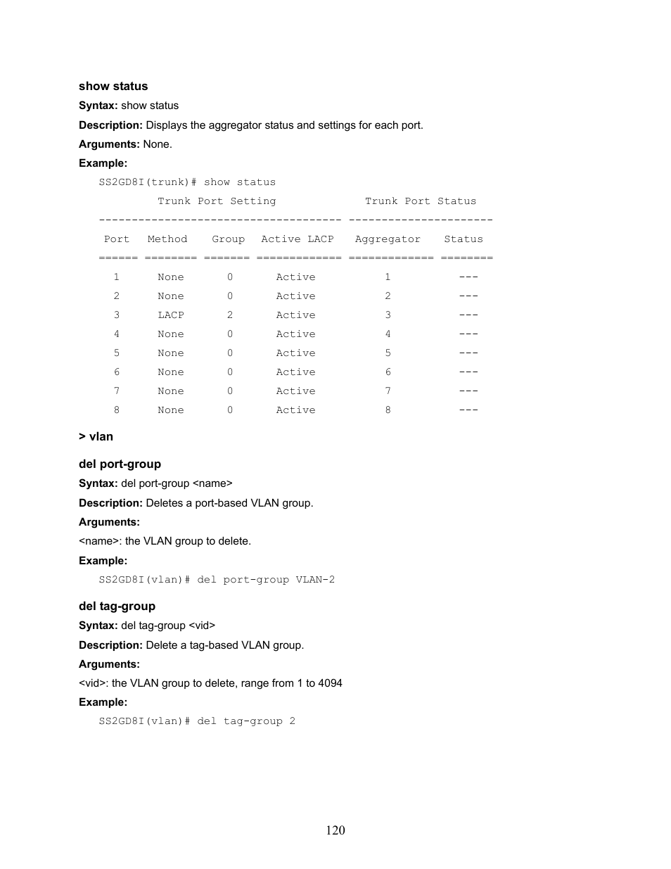 Amer Networks SS2GD8I User Manual | Page 126 / 134