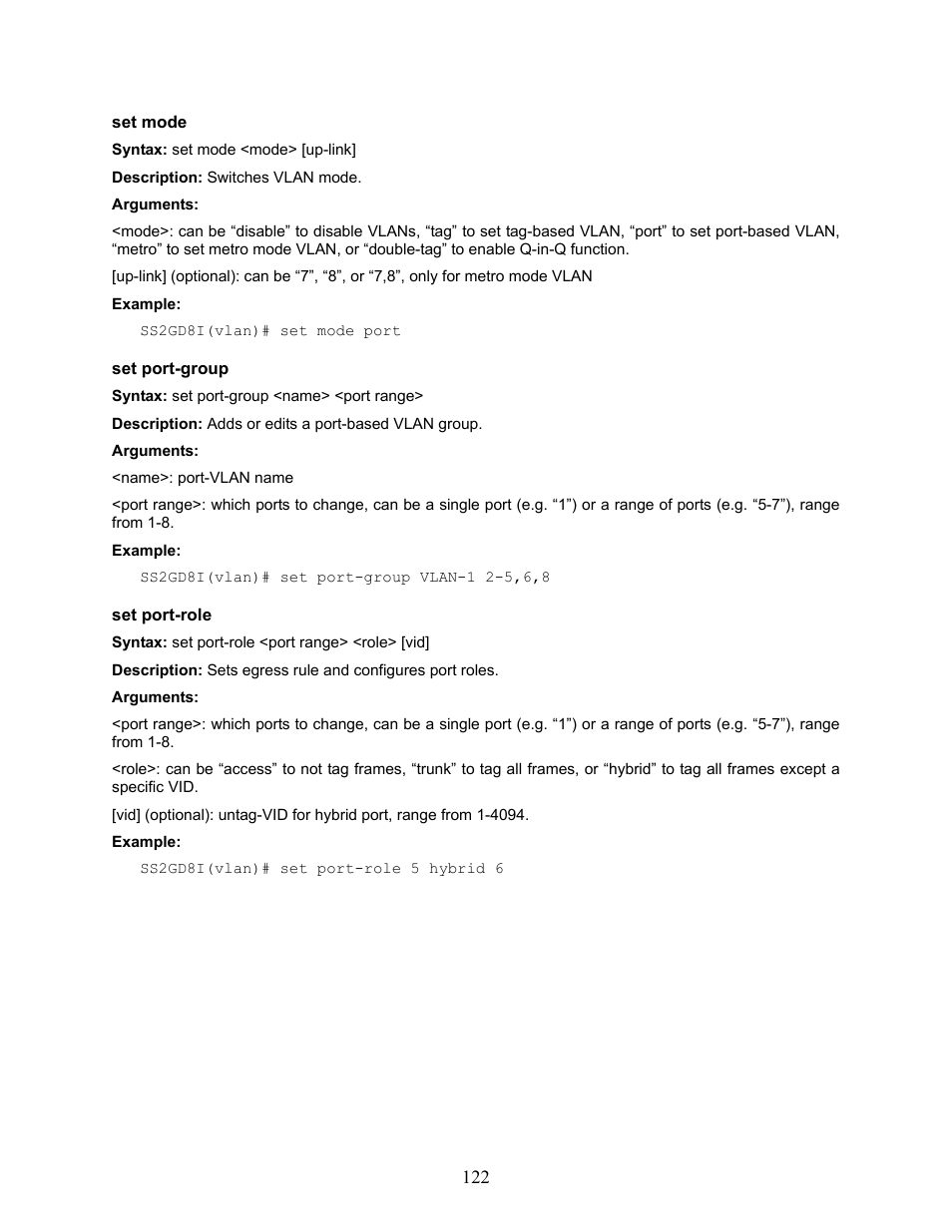 Amer Networks SS2GD8I User Manual | Page 128 / 134