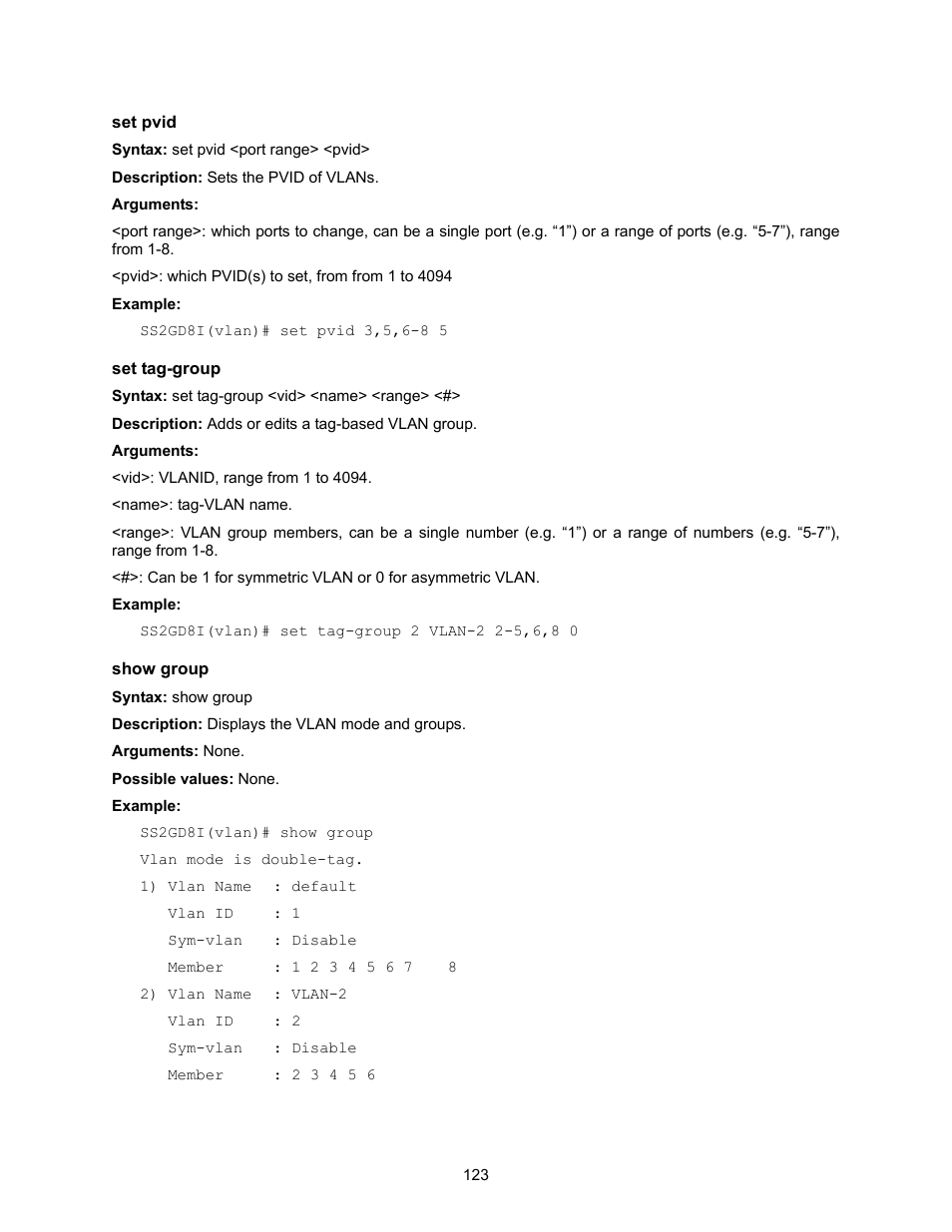 Amer Networks SS2GD8I User Manual | Page 129 / 134