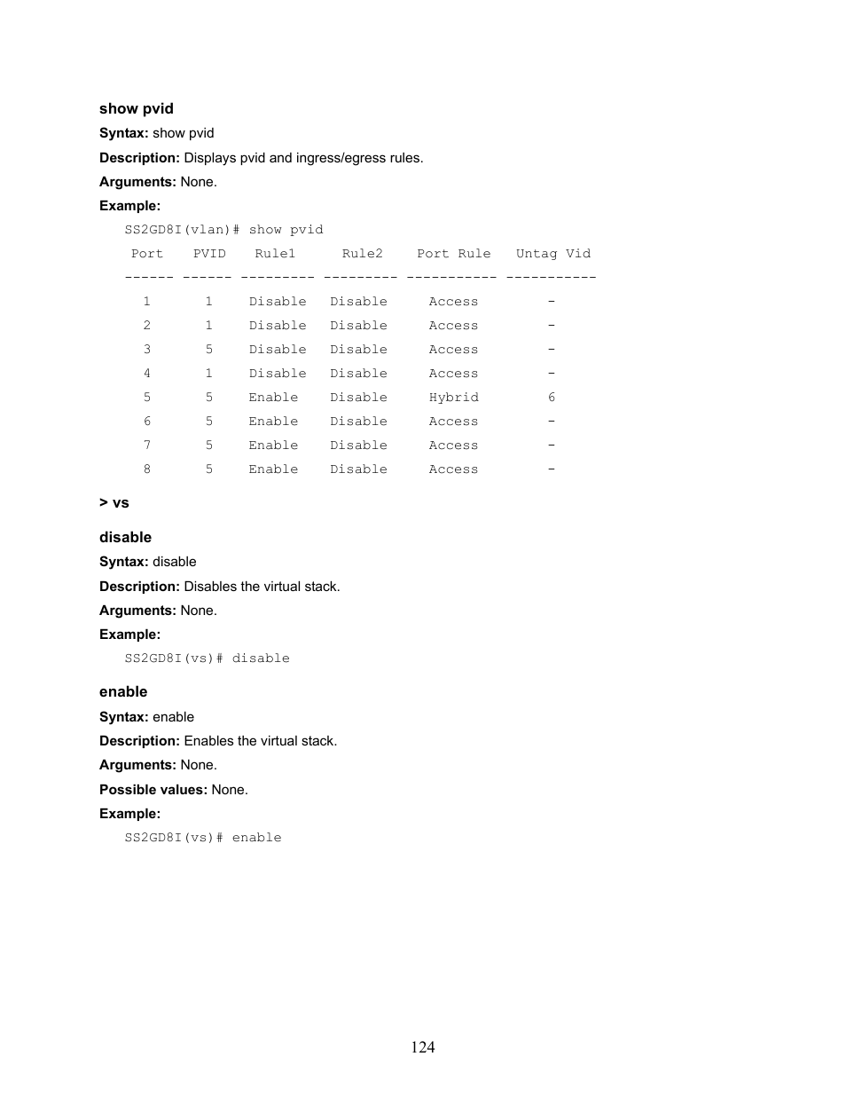 Amer Networks SS2GD8I User Manual | Page 130 / 134