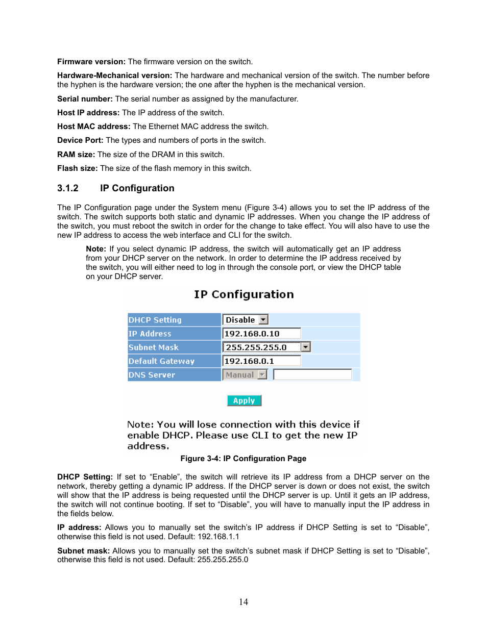 Ip configuration | Amer Networks SS2GD8I User Manual | Page 20 / 134