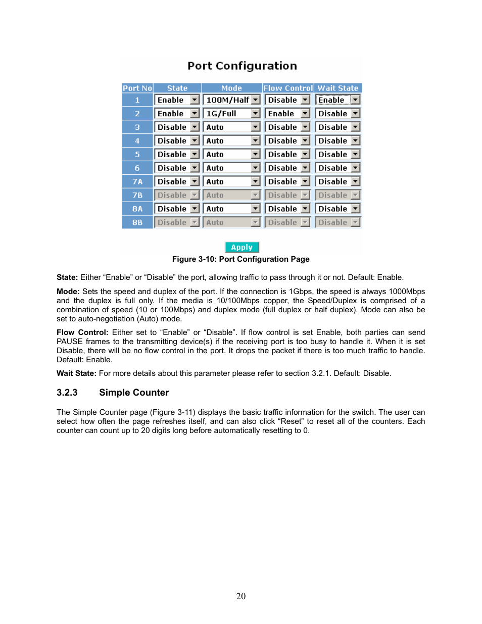 Simple counter | Amer Networks SS2GD8I User Manual | Page 26 / 134