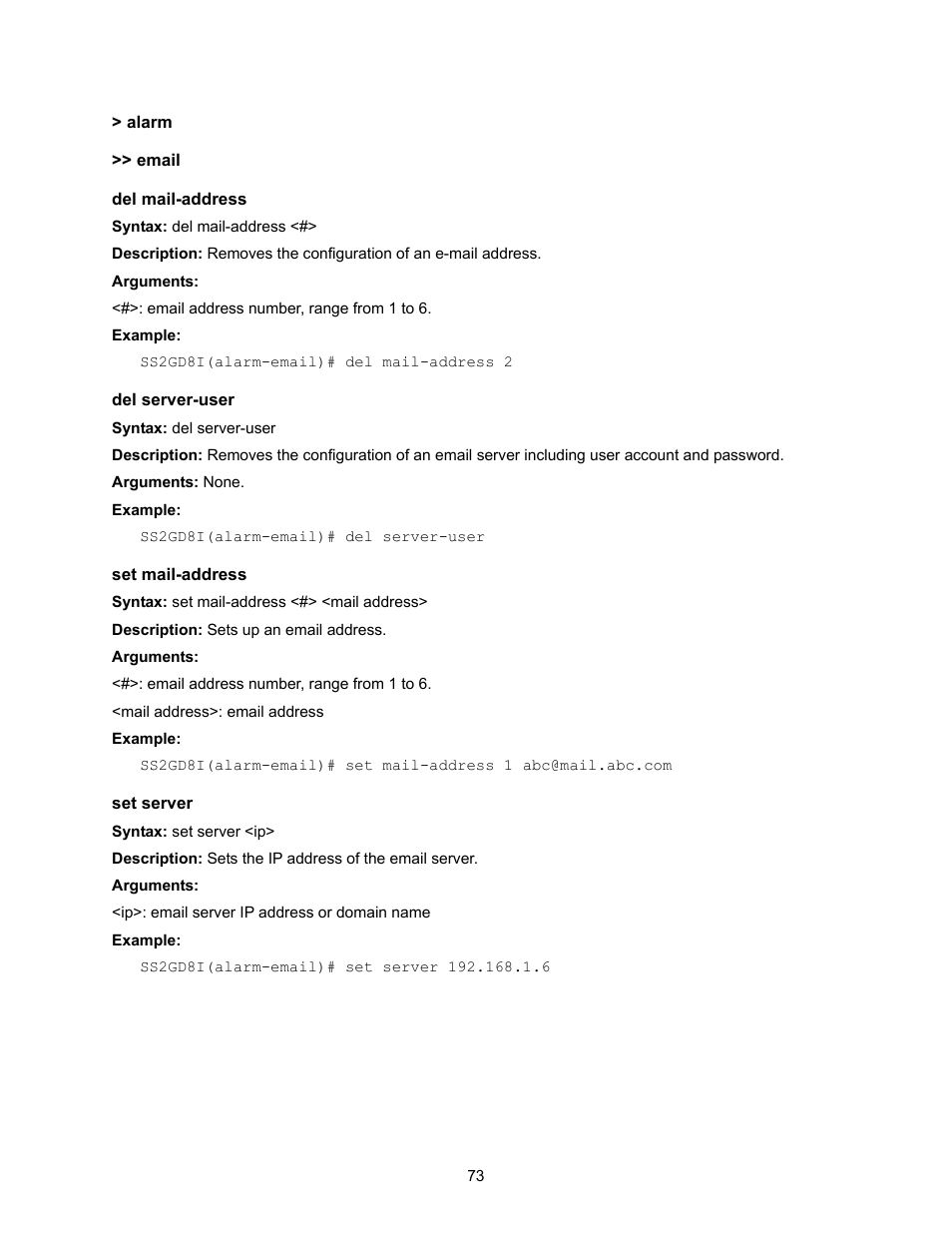 Amer Networks SS2GD8I User Manual | Page 79 / 134