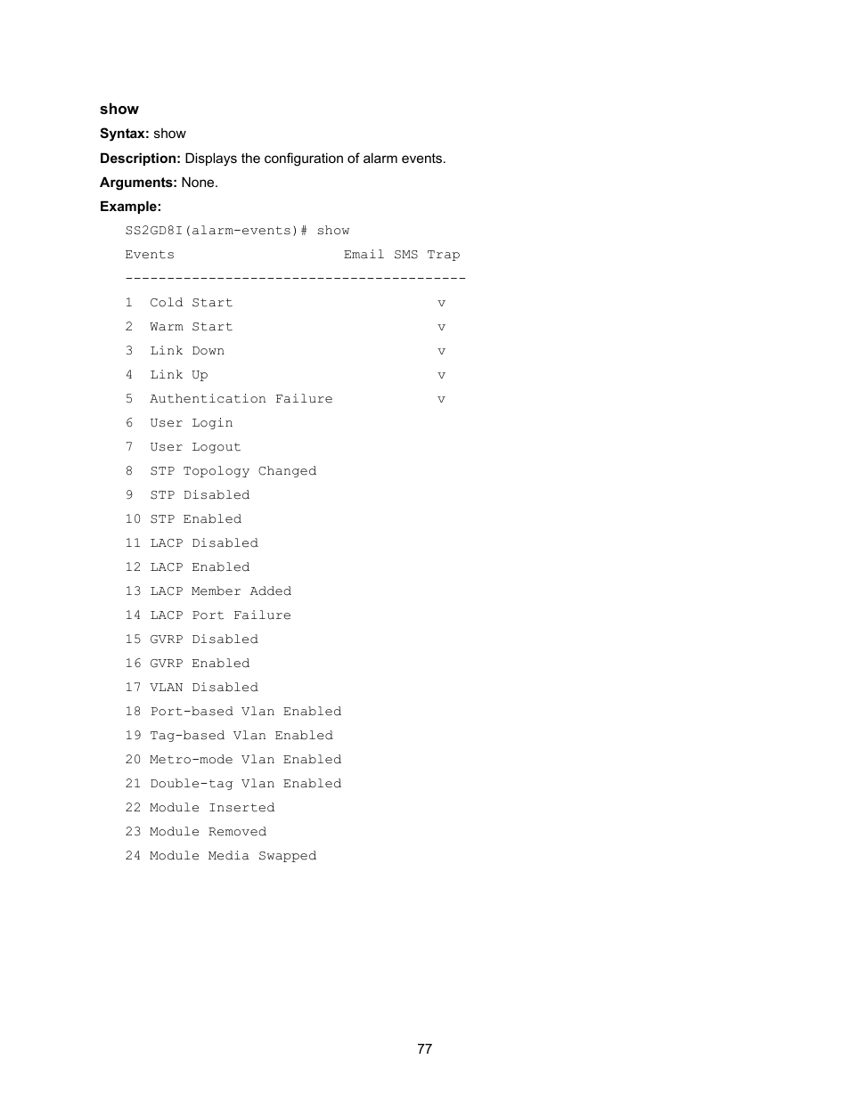 Amer Networks SS2GD8I User Manual | Page 83 / 134