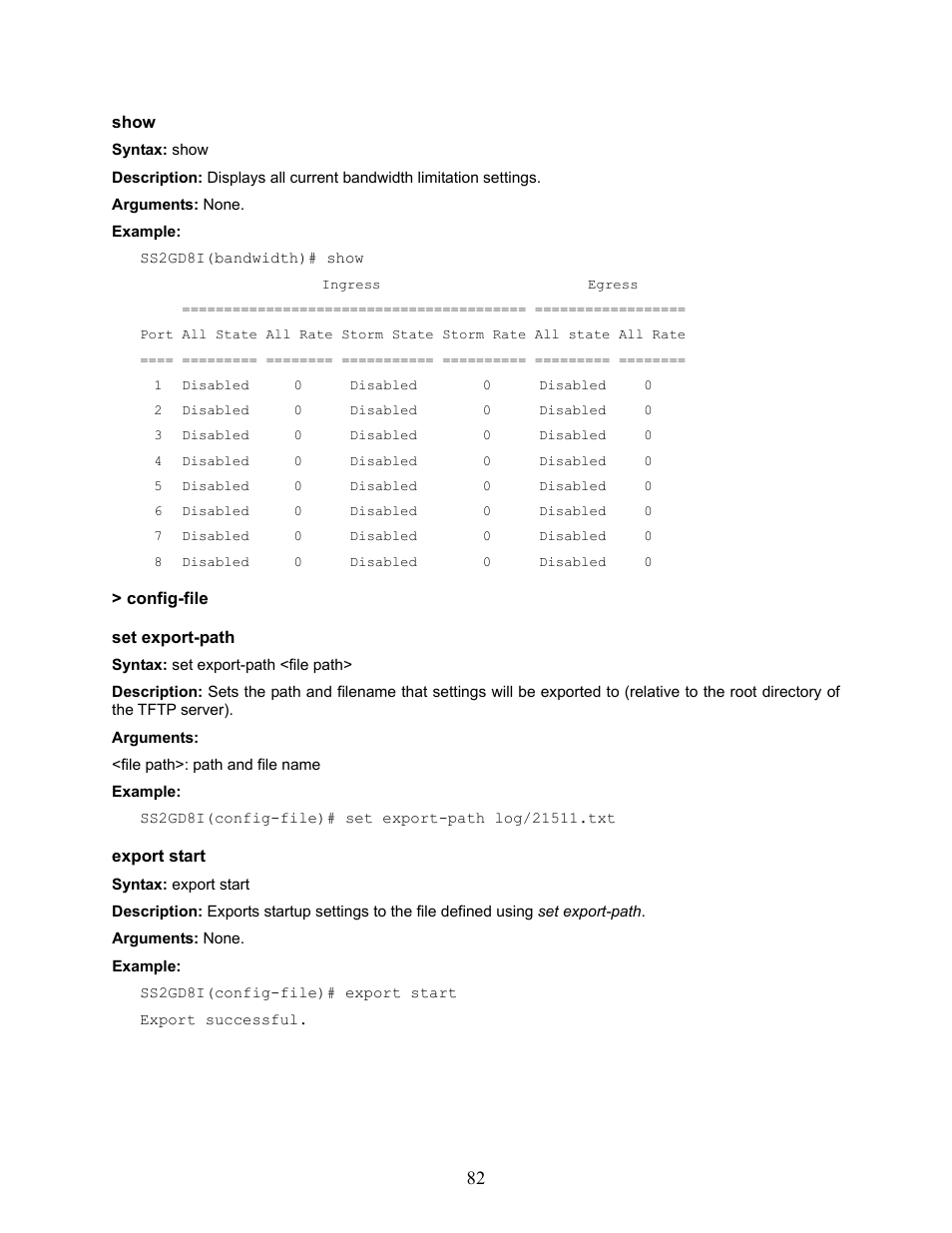 Amer Networks SS2GD8I User Manual | Page 88 / 134