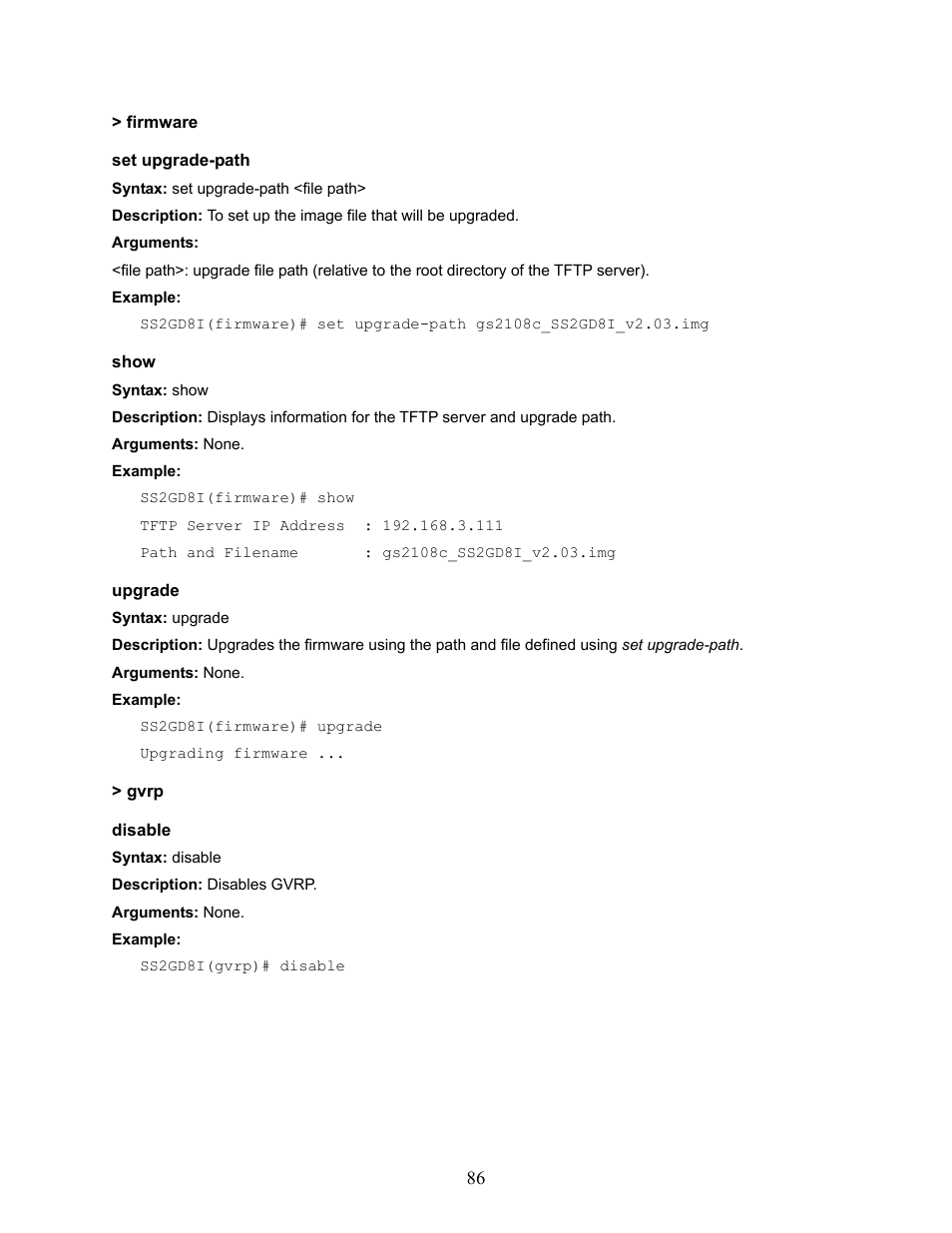 Amer Networks SS2GD8I User Manual | Page 92 / 134